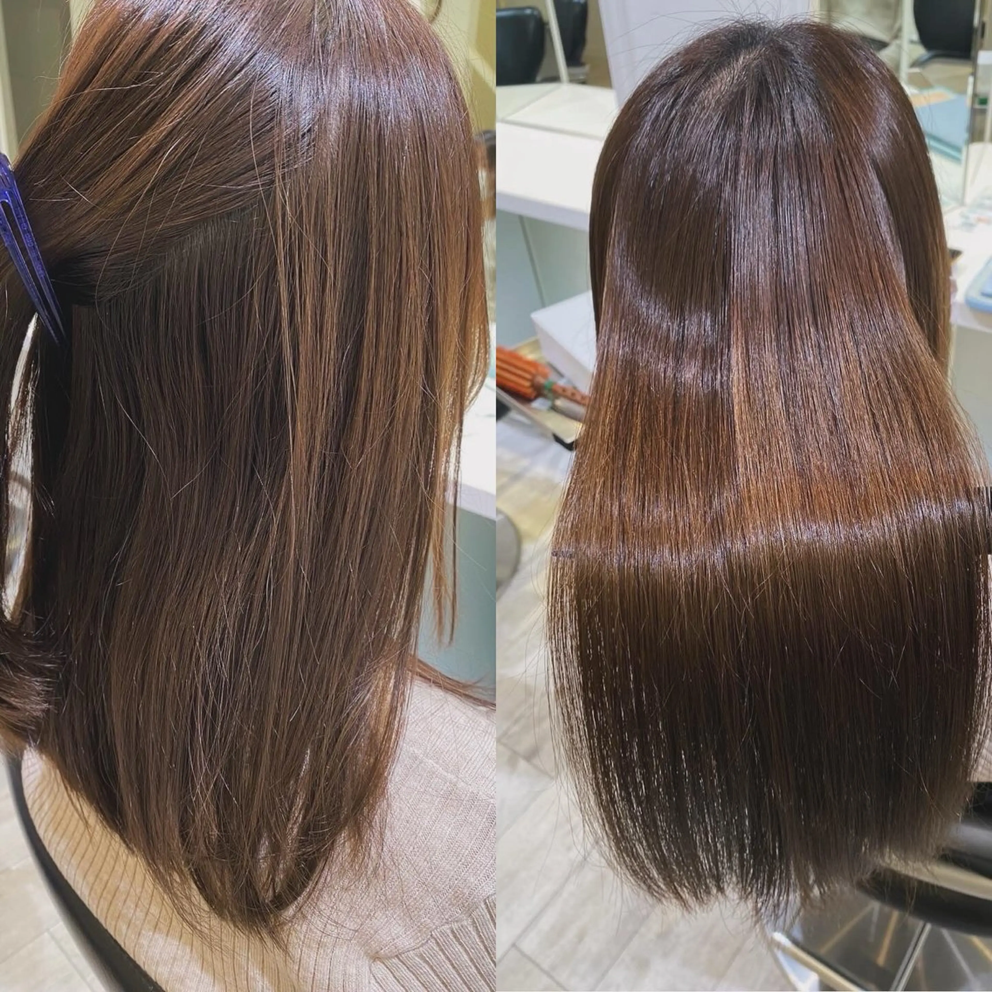 ロング カット 縮毛矯正 💎髪質改善/縮毛矯 正特化💎鈴木一寿のヘアスタイル