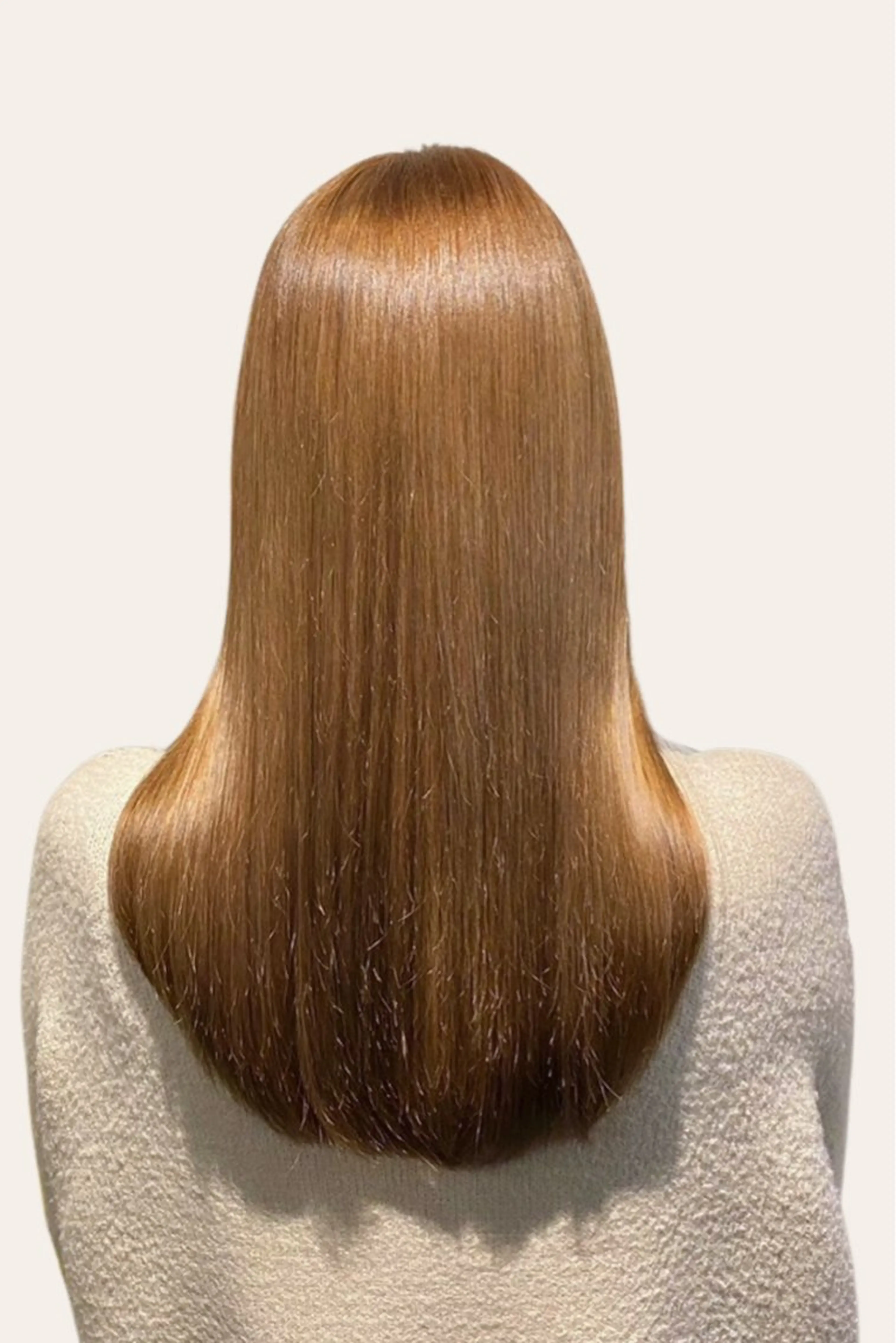 ロング カット 縮毛矯正 レイヤー/ボブ/ 透明感カラー/ニワのヘアスタイル