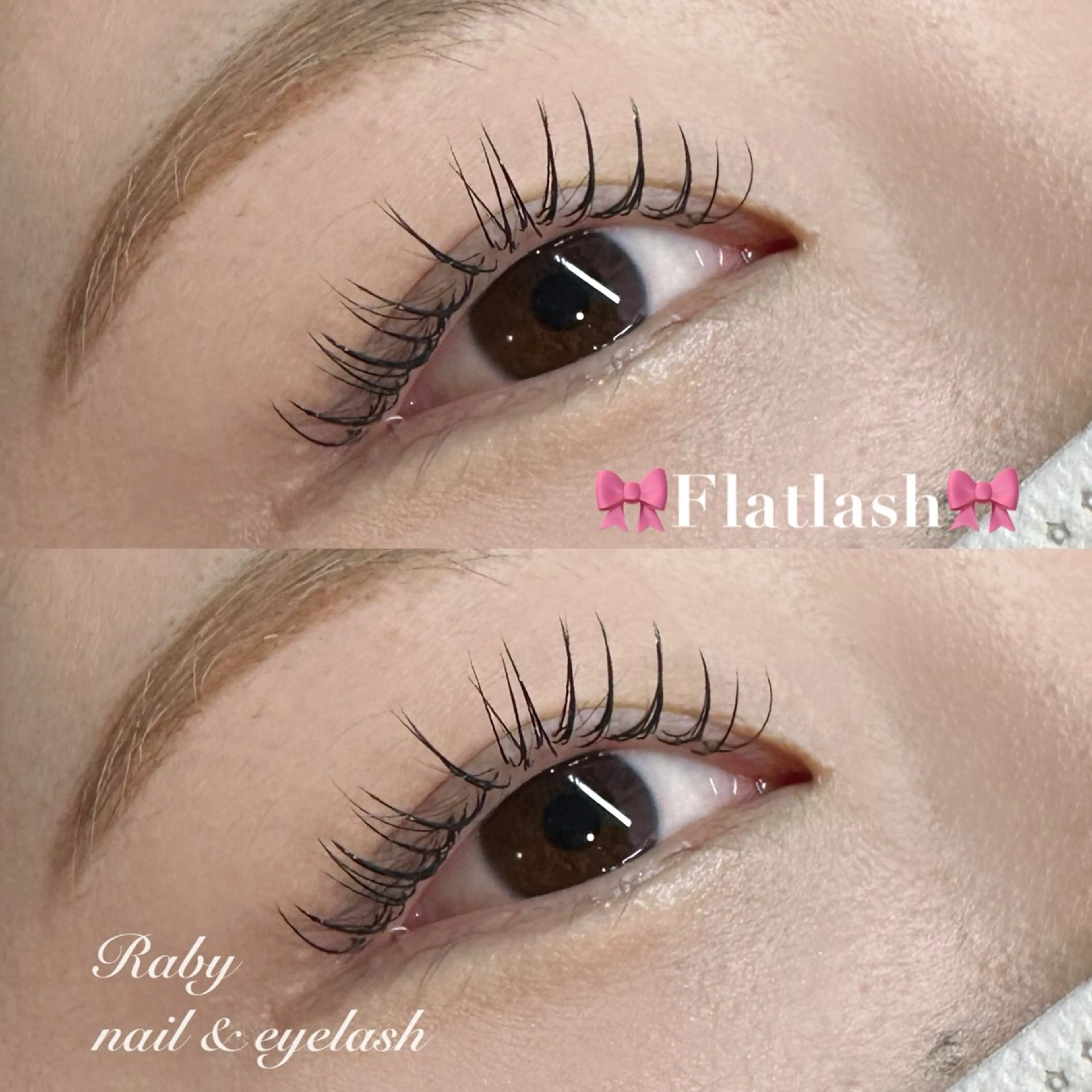 マツエク・マツパ フラットラッシュ マツエク Raby所属・Raby tomokaのマツエク・マツパデザイン