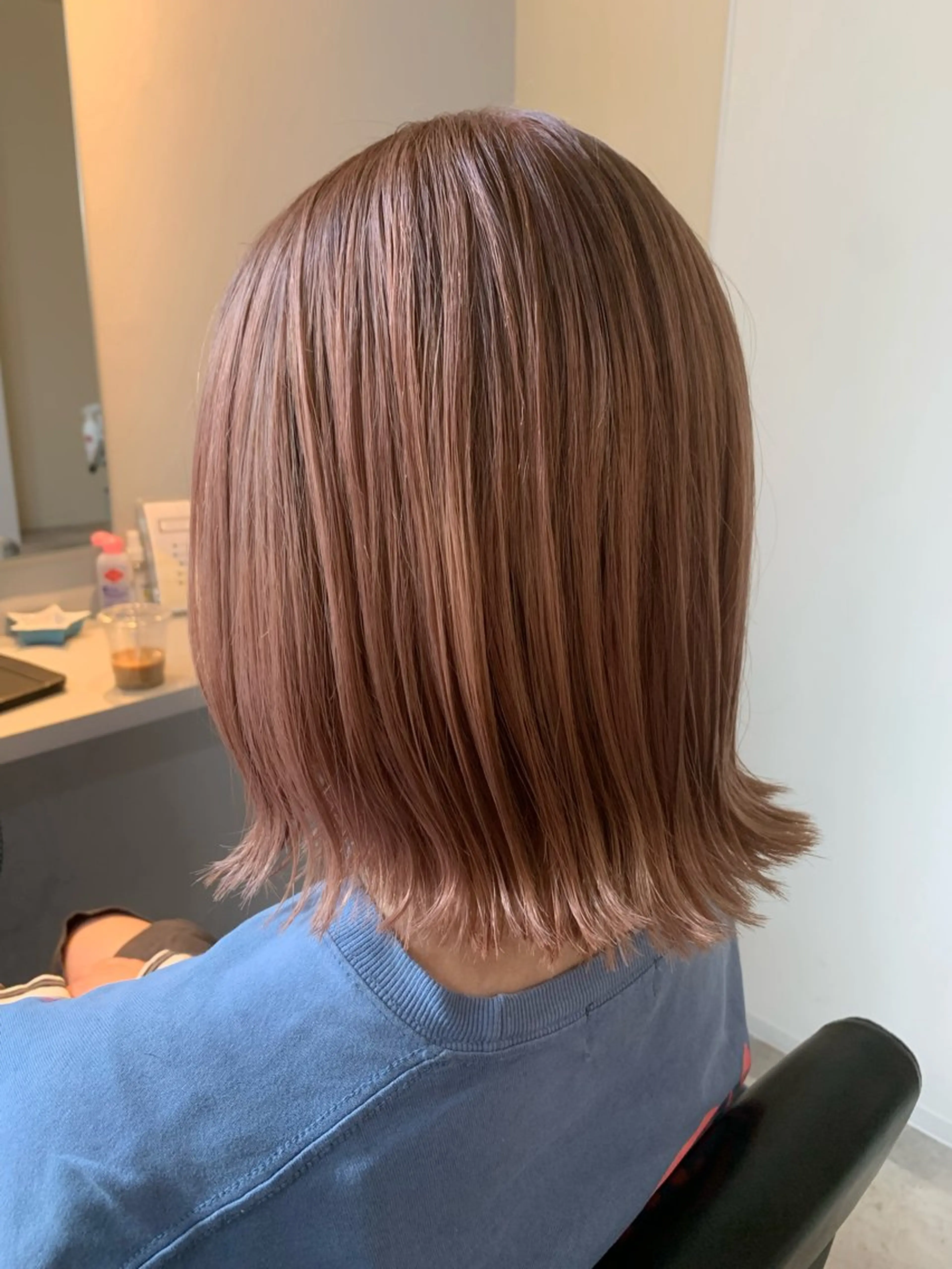 ミディアム カット ヘアカラー トリートメント ideal心斎橋 ☆片山☆のヘアスタイル