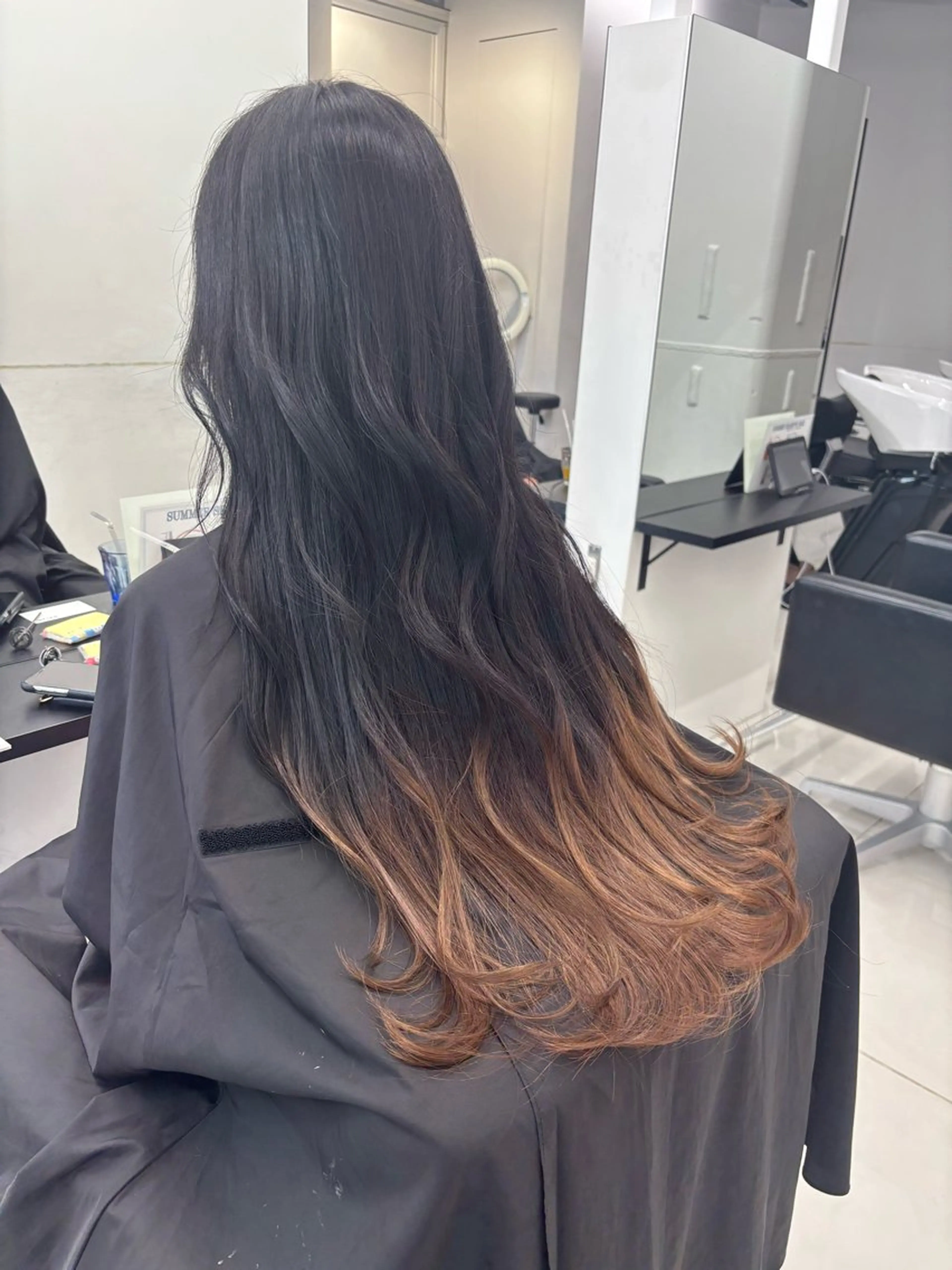 ミディアム カラー ヘアカラー トリートメント ⭐️無料！カット モデル募集⭐️夕貴のヘアスタイル