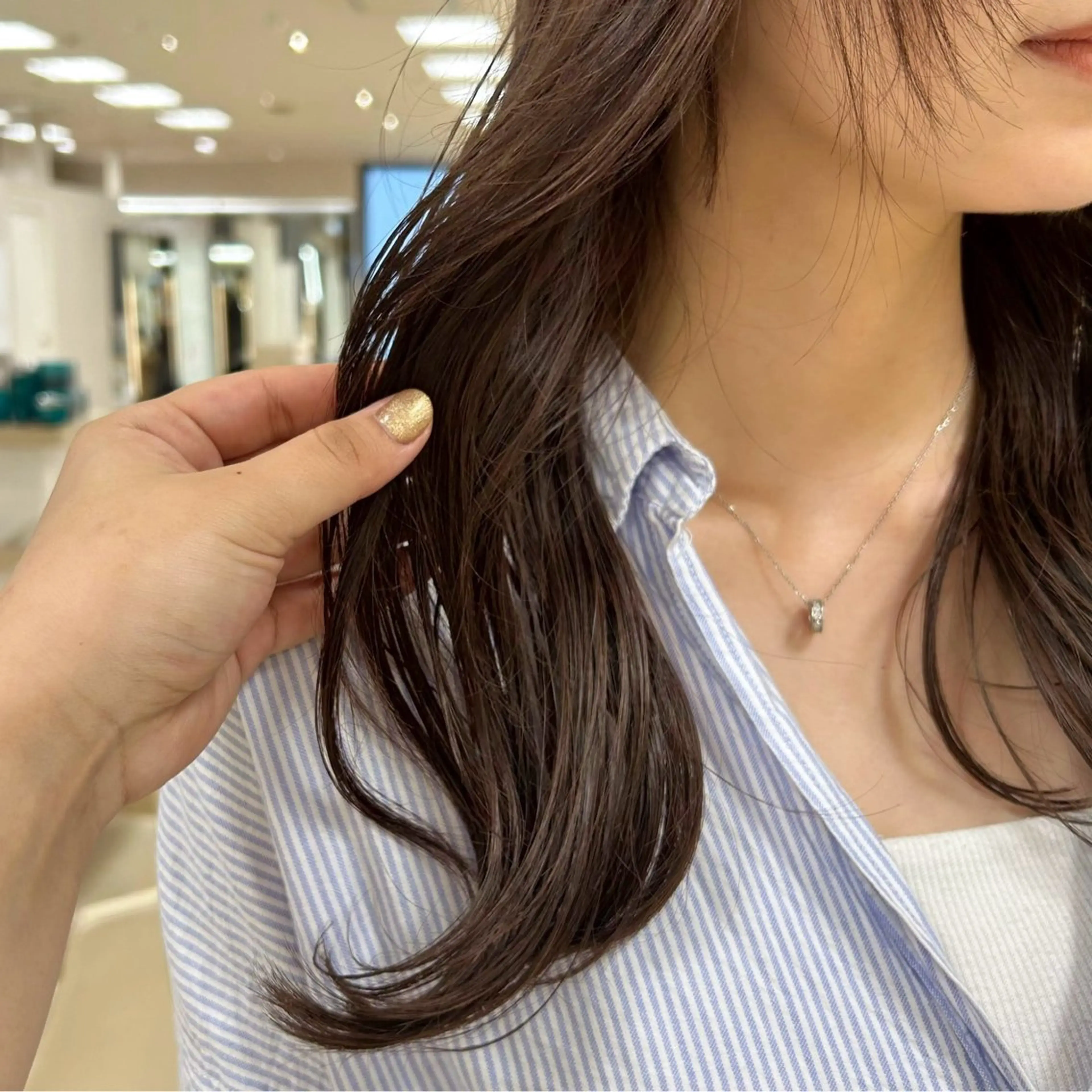 ロング カラー ヘアアレンジ/ベー ジュchiakiのヘアスタイル