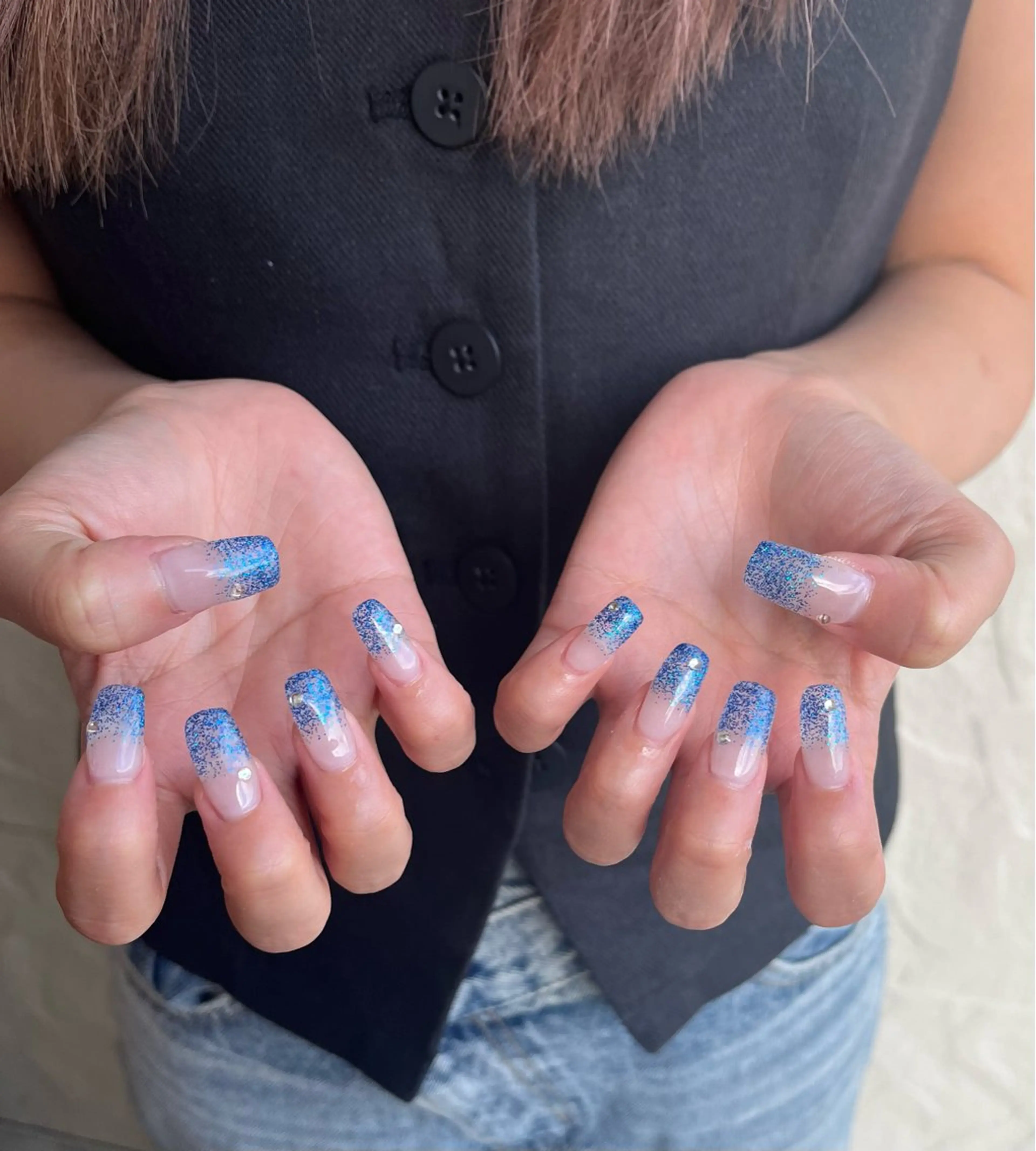 ネイル ラメ(グリッター) ラメグラデーション S. SAYAのネイルデザイン