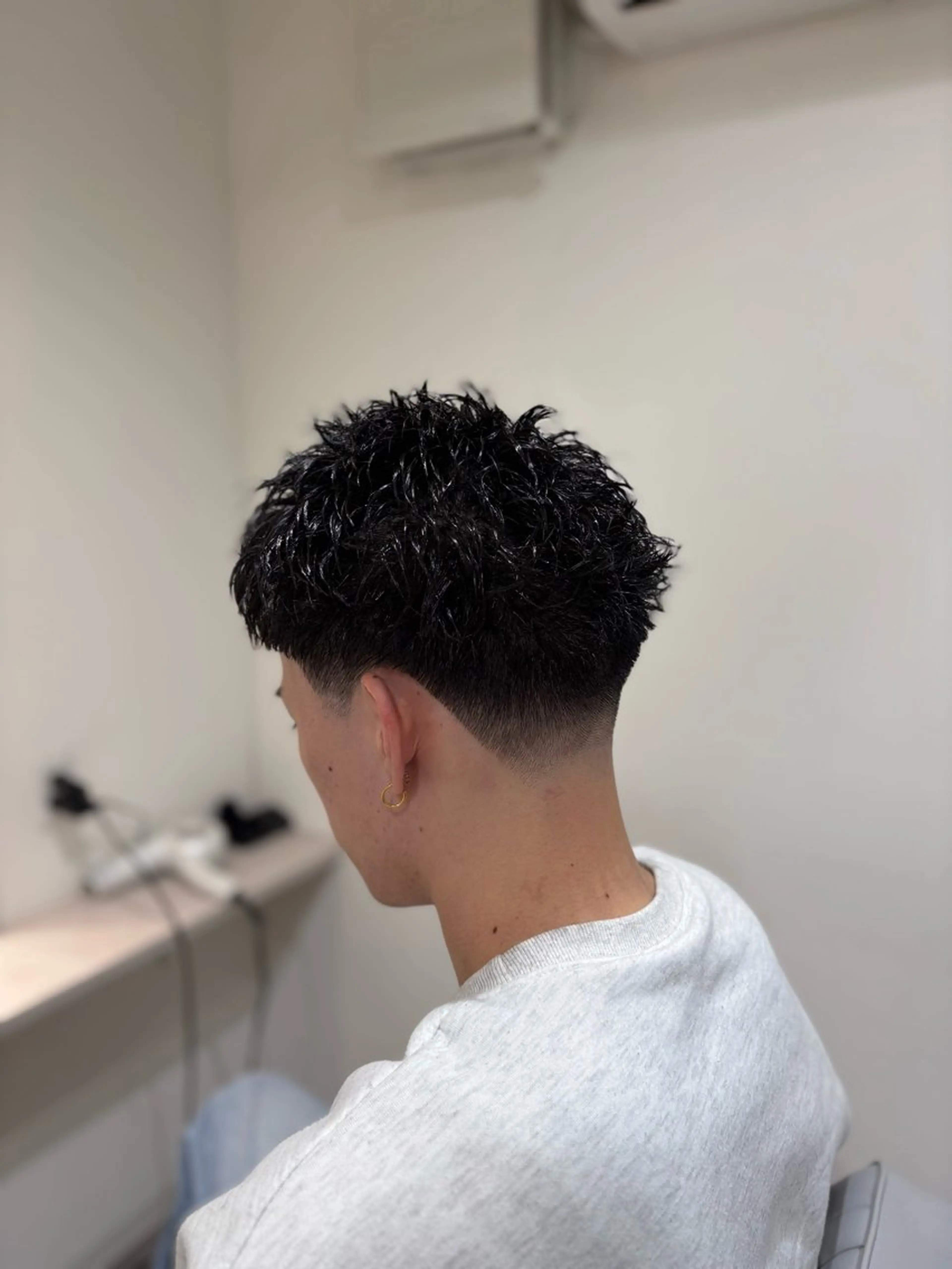 ショート メンズ フェードカット カット 深澤 知樹のヘアスタイル