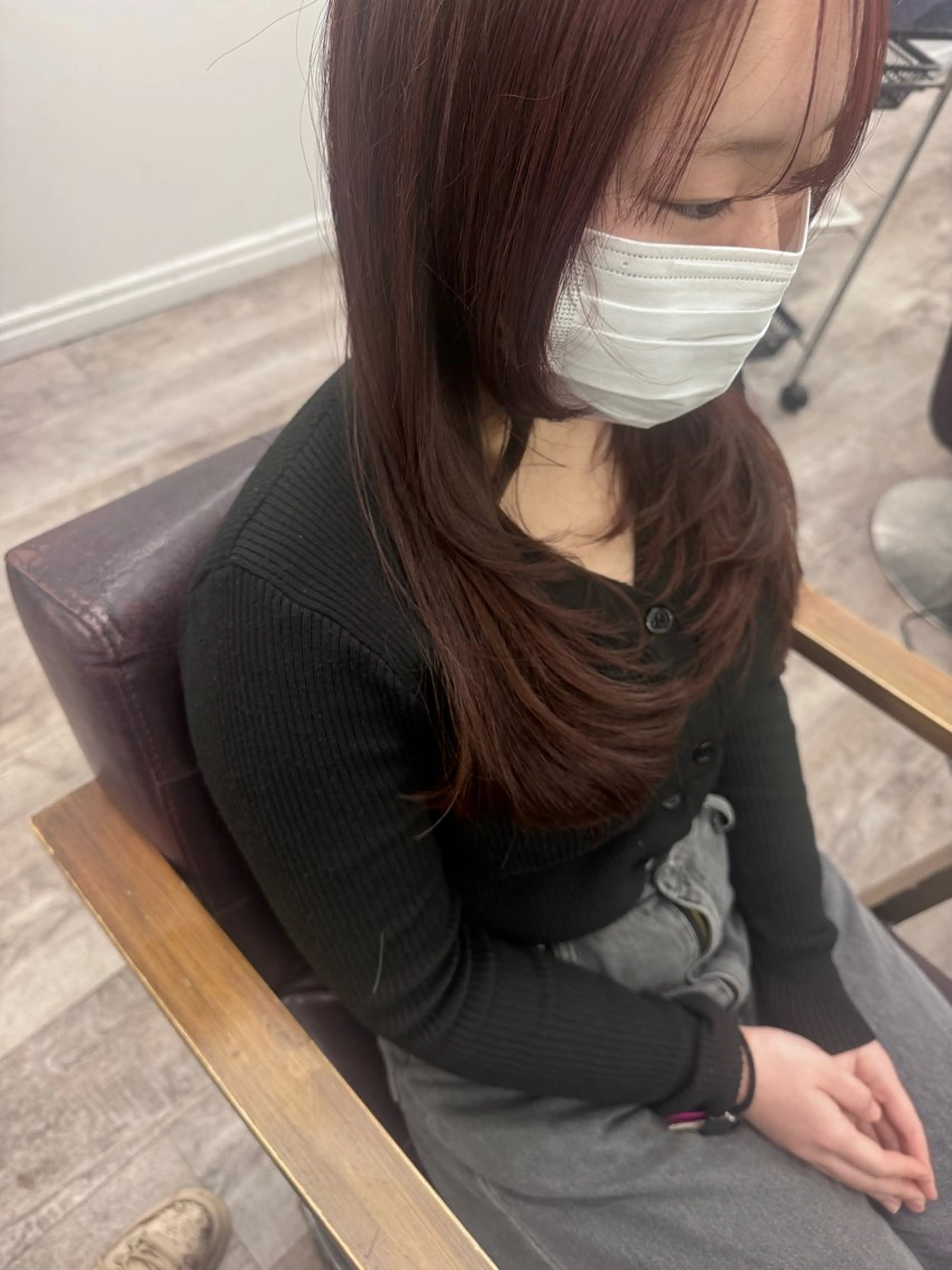 ロング カラー ハッシュカット mio ☆のヘアスタイル