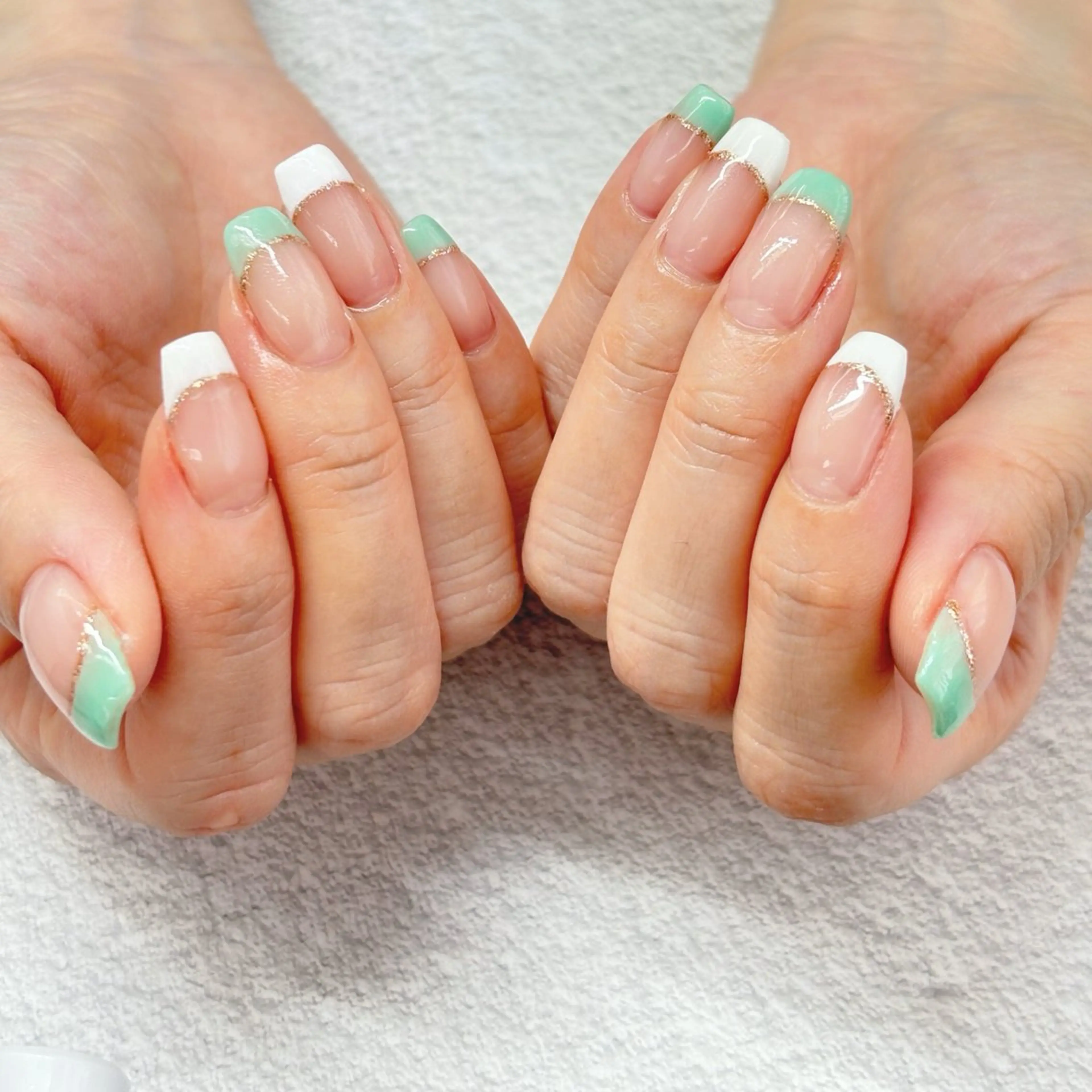 ネイル フレンチネイル NailSalon LuireAZUSAのネイルデザイン