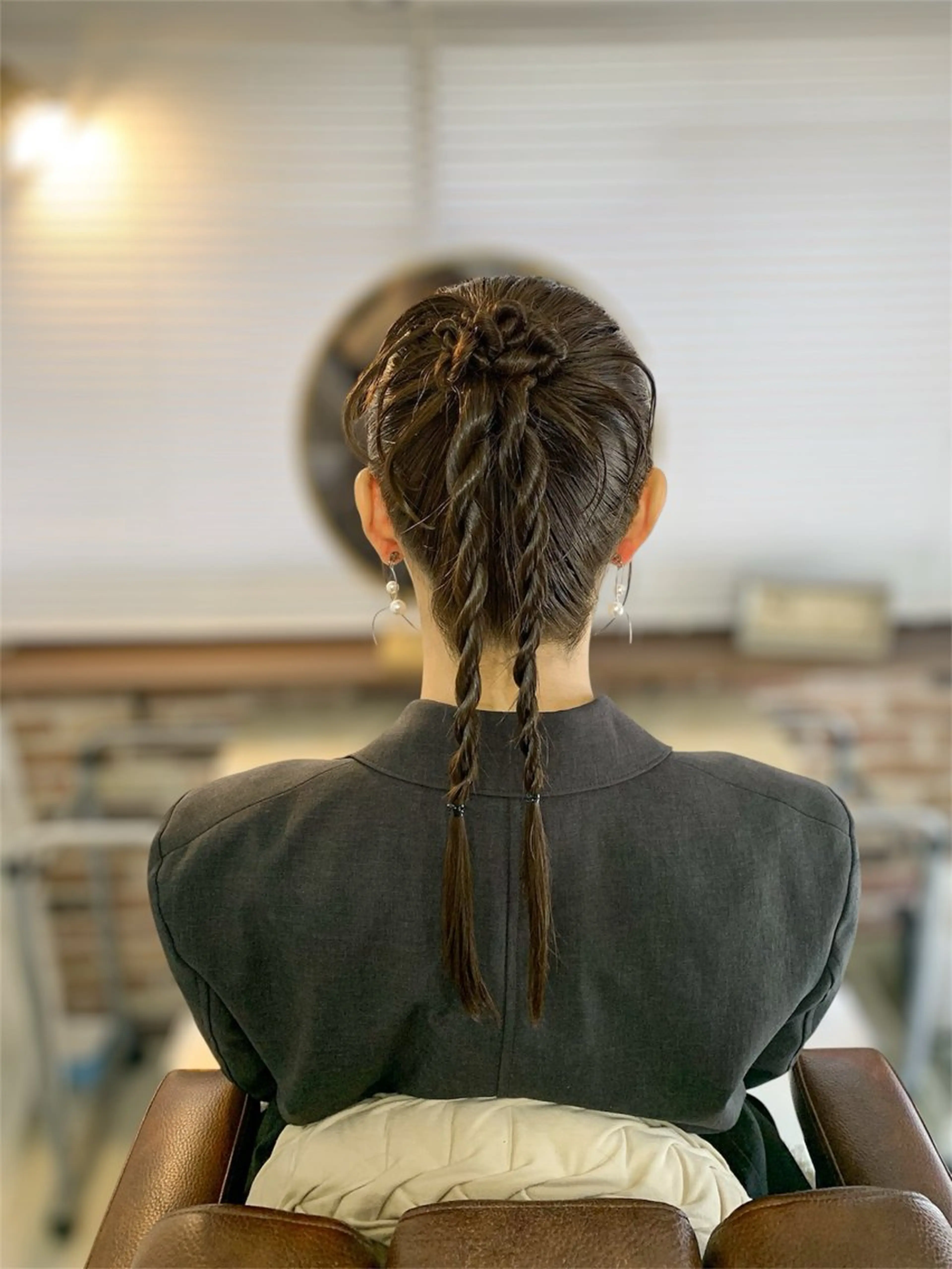 セミロング ヘアセット a moのマツエク・マツパデザイン