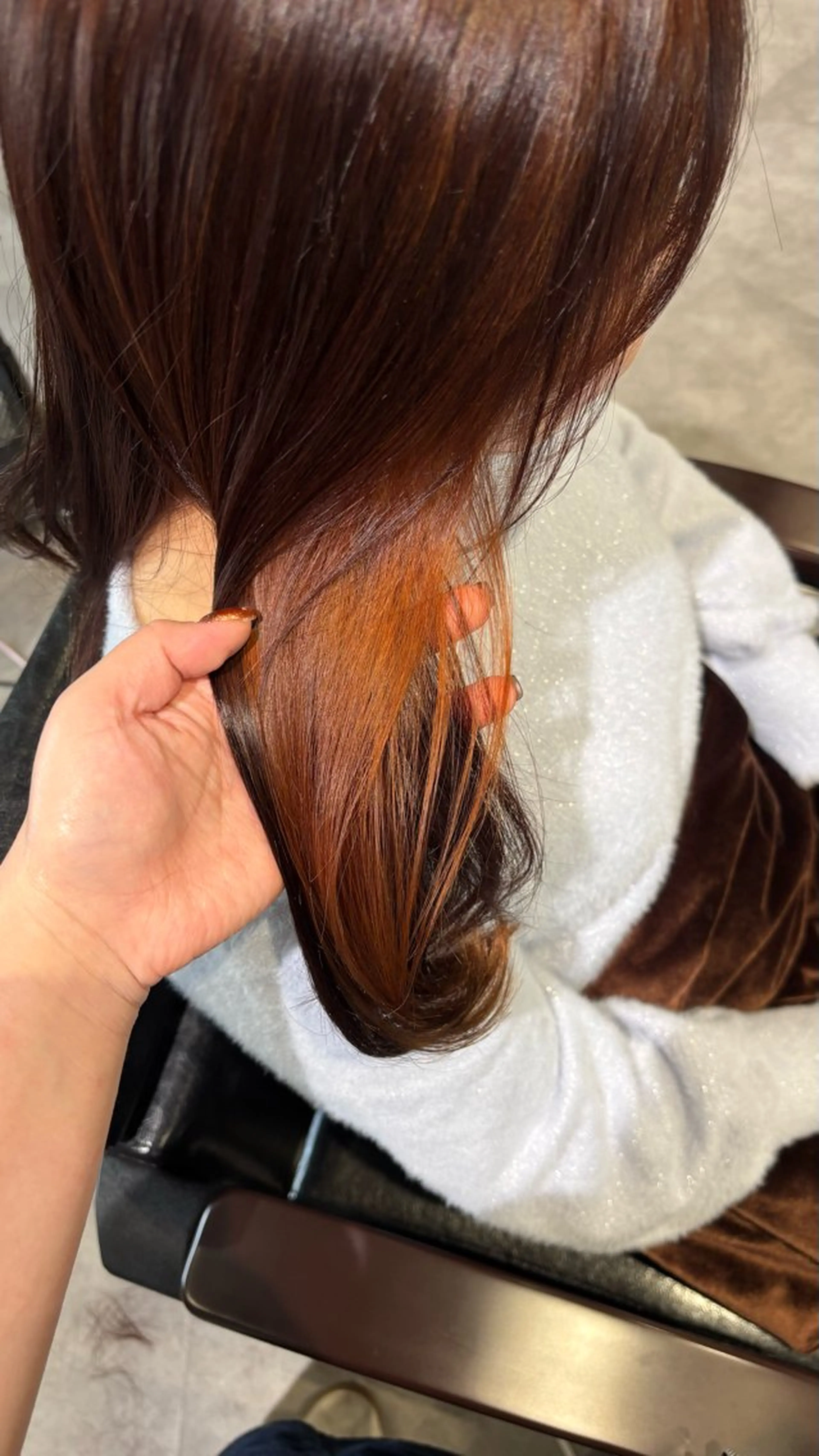 ロング ヘアカラー YURINO /ボブ ベージュ/ハイトーンのヘアスタイル