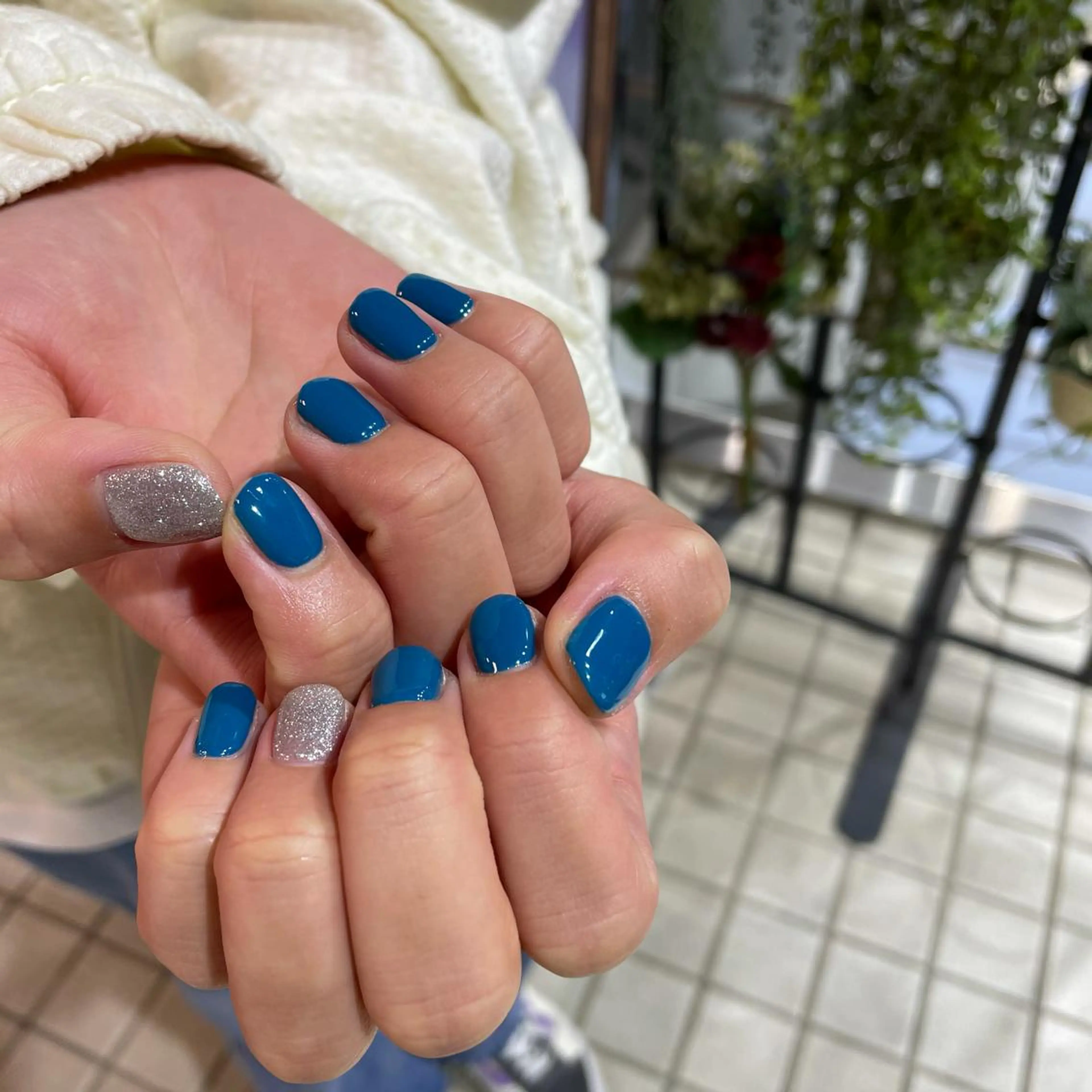 ネイル ワンカラーネイル ニュアンスネイル/ ボブ/まちゃこのヘアスタイル