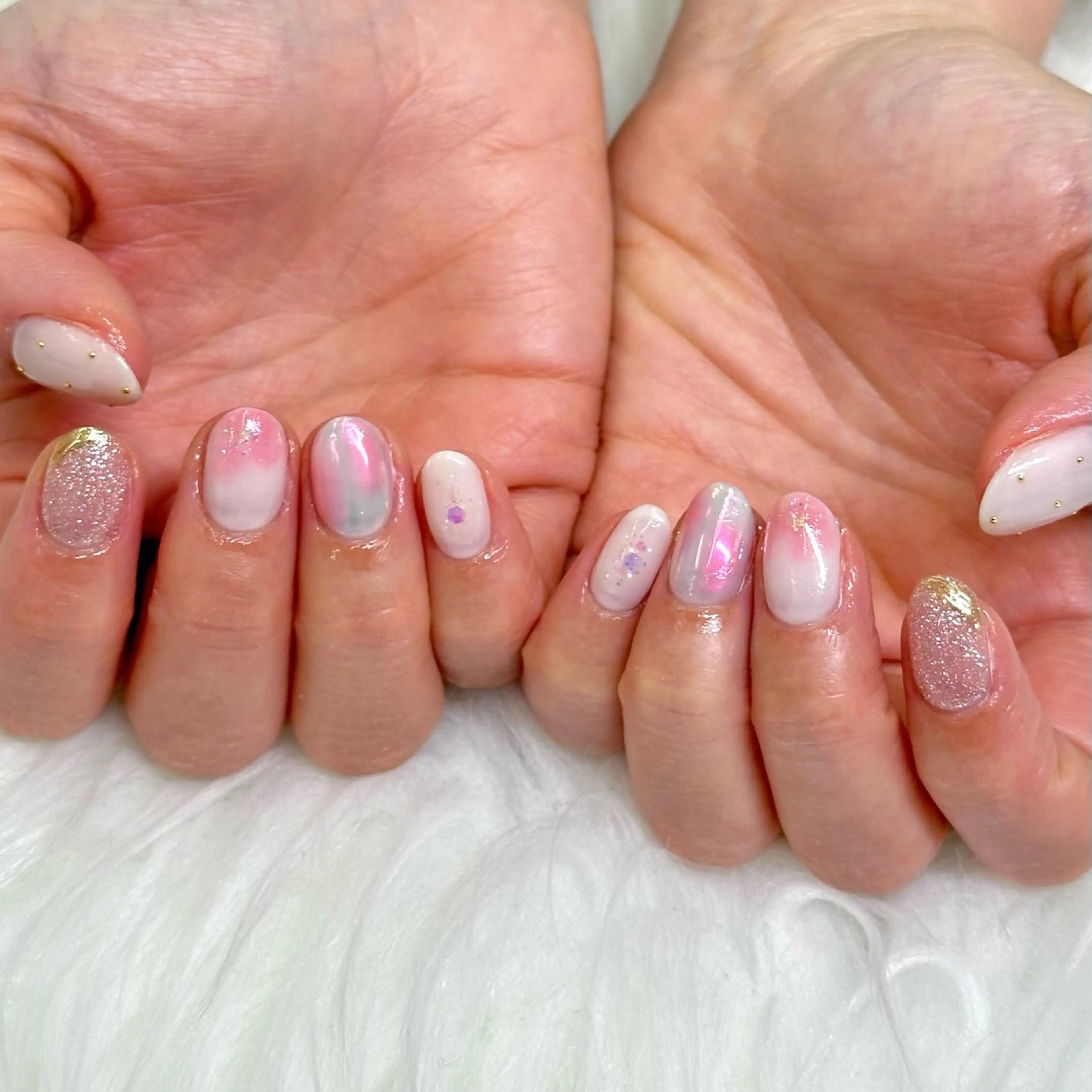 ネイル ピンク 春ネイル Bianca浦和西口 Takenouchiのネイルデザイン