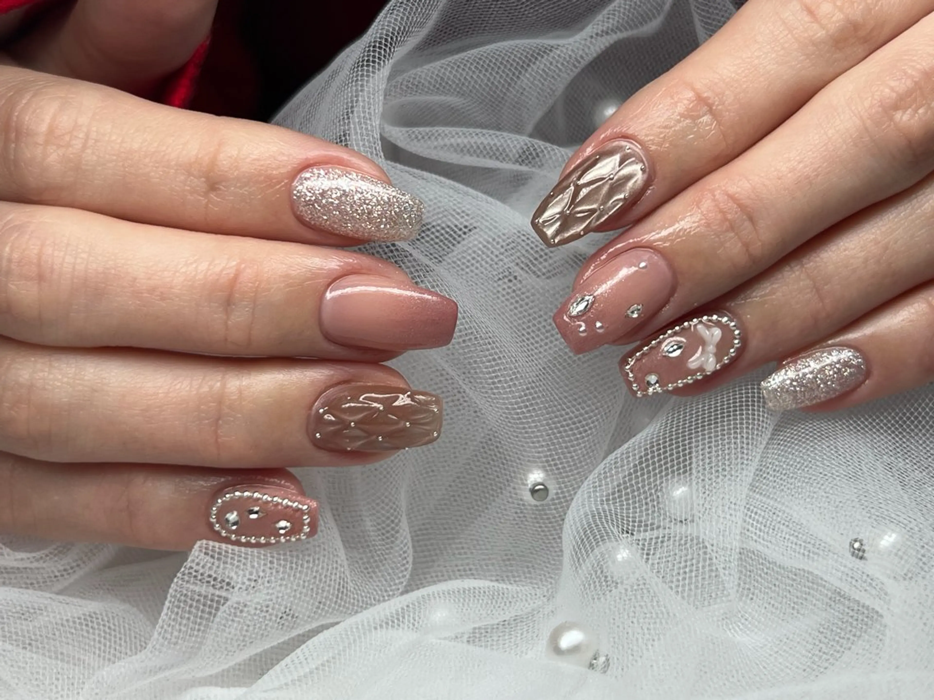 ネイル ジェルネイル パラジェル ハンドネイル 鮎川 沙希のネイルデザイン