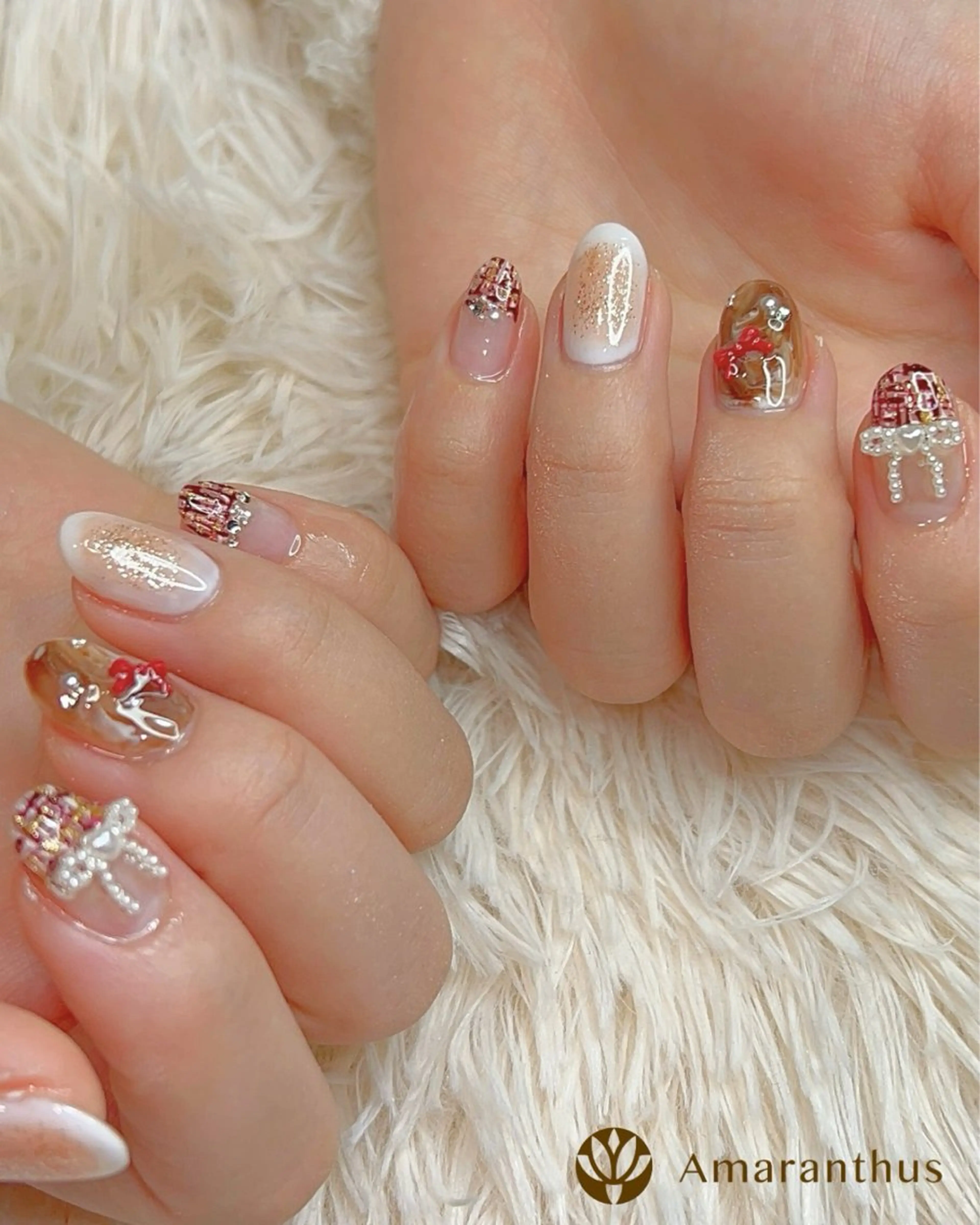 ネイル Amaranthus 柘植のネイルデザイン