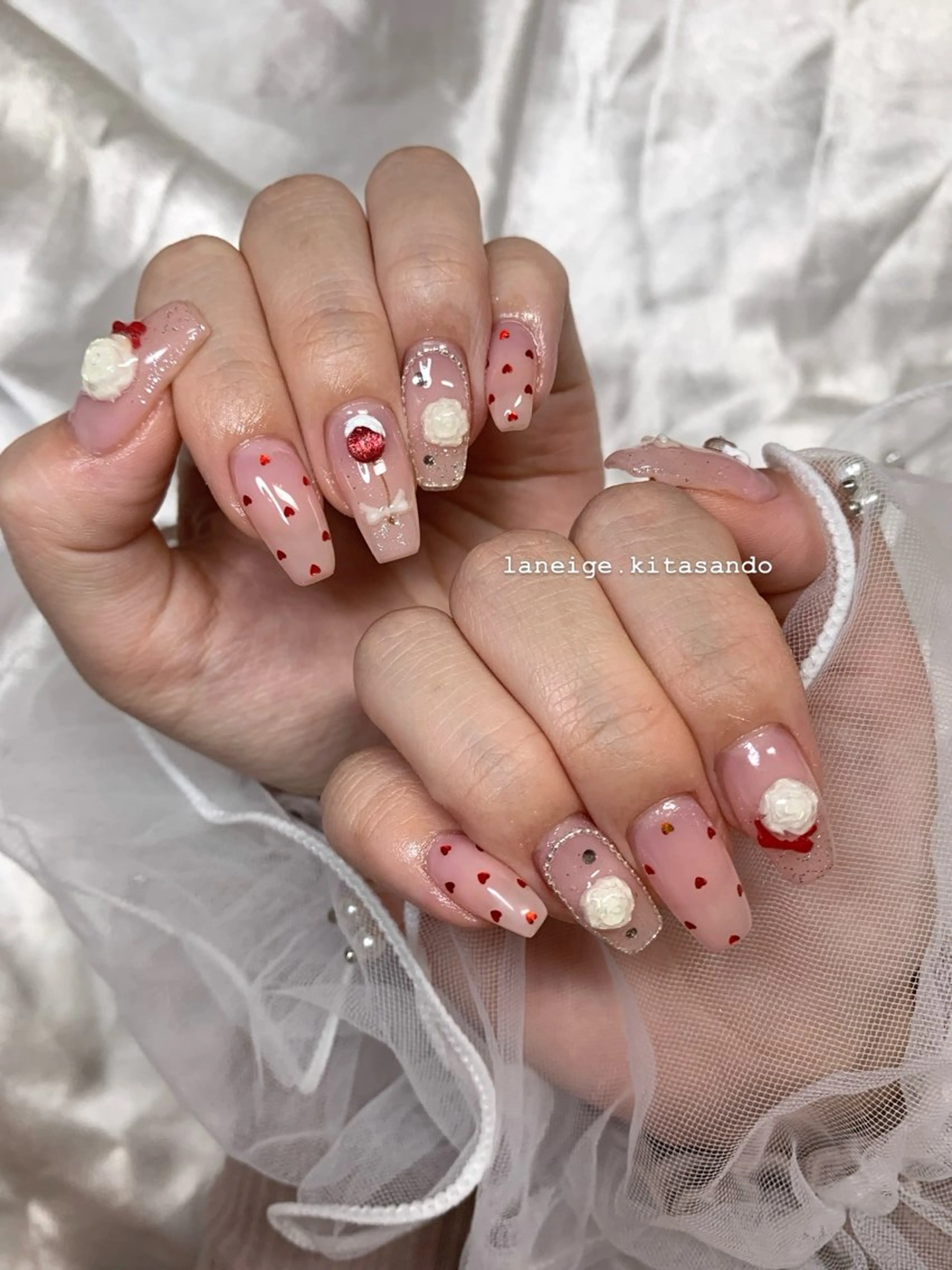 ネイル ハンドネイル La neige* yuki 🐩🌙のネイルデザイン