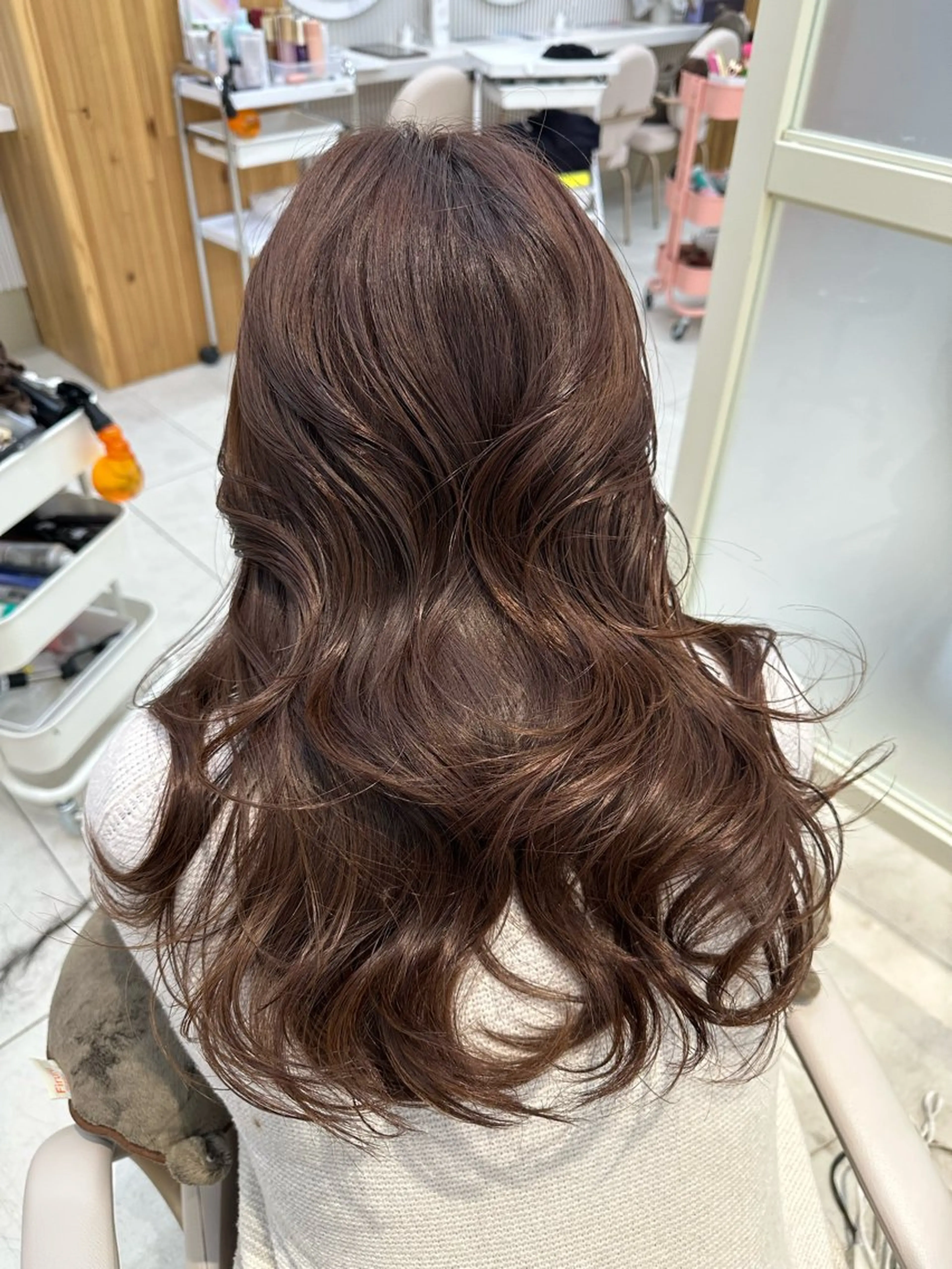 ロング カラー パーマ 🇰🇷韓国風くびれ ヘア🇰🇷中村優大のヘアスタイル