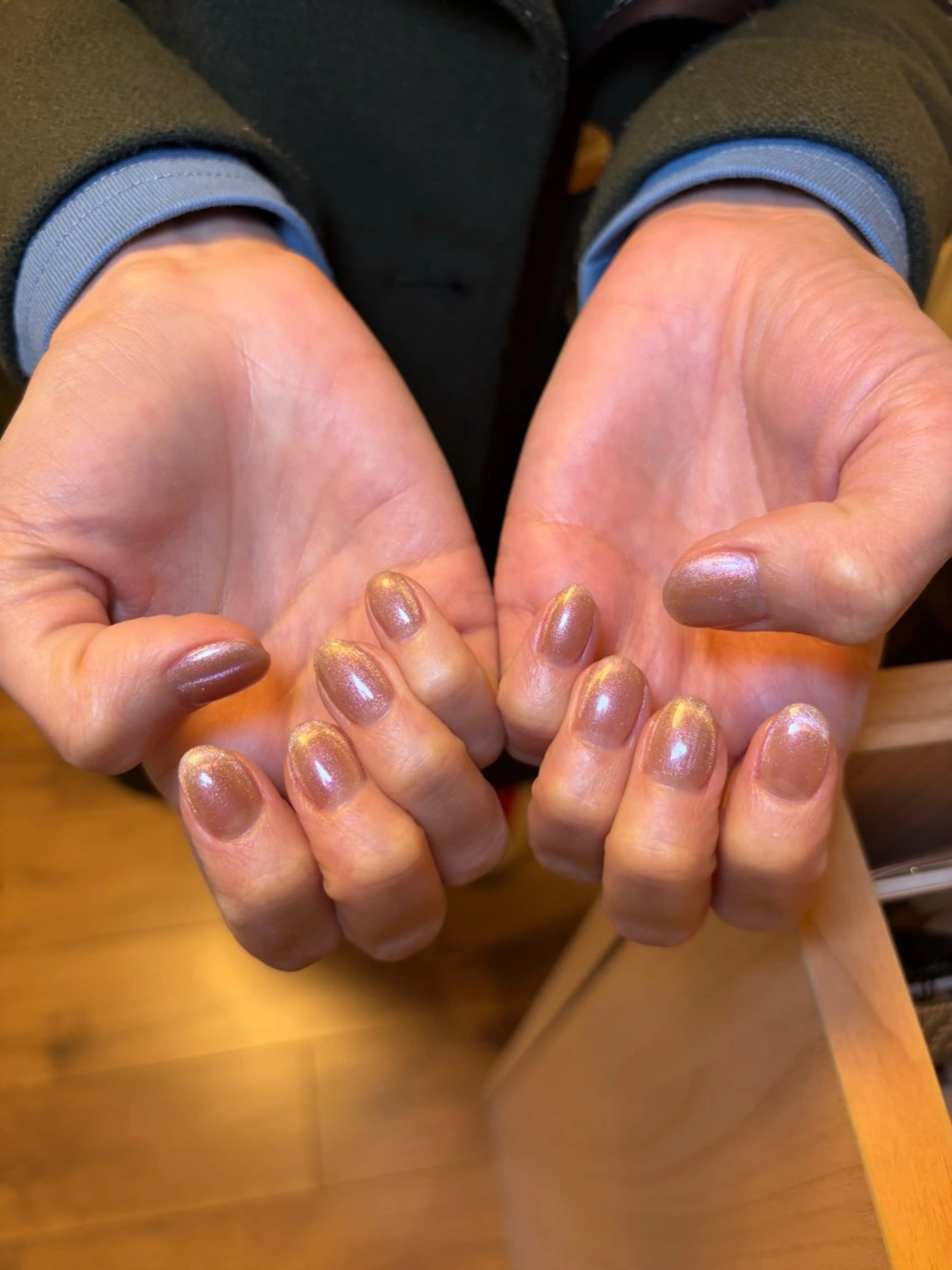 ネイル マグネットネイル マグネットワンカラー ワンカラーネイル ハンドネイル 京 美人のネイルデザイン