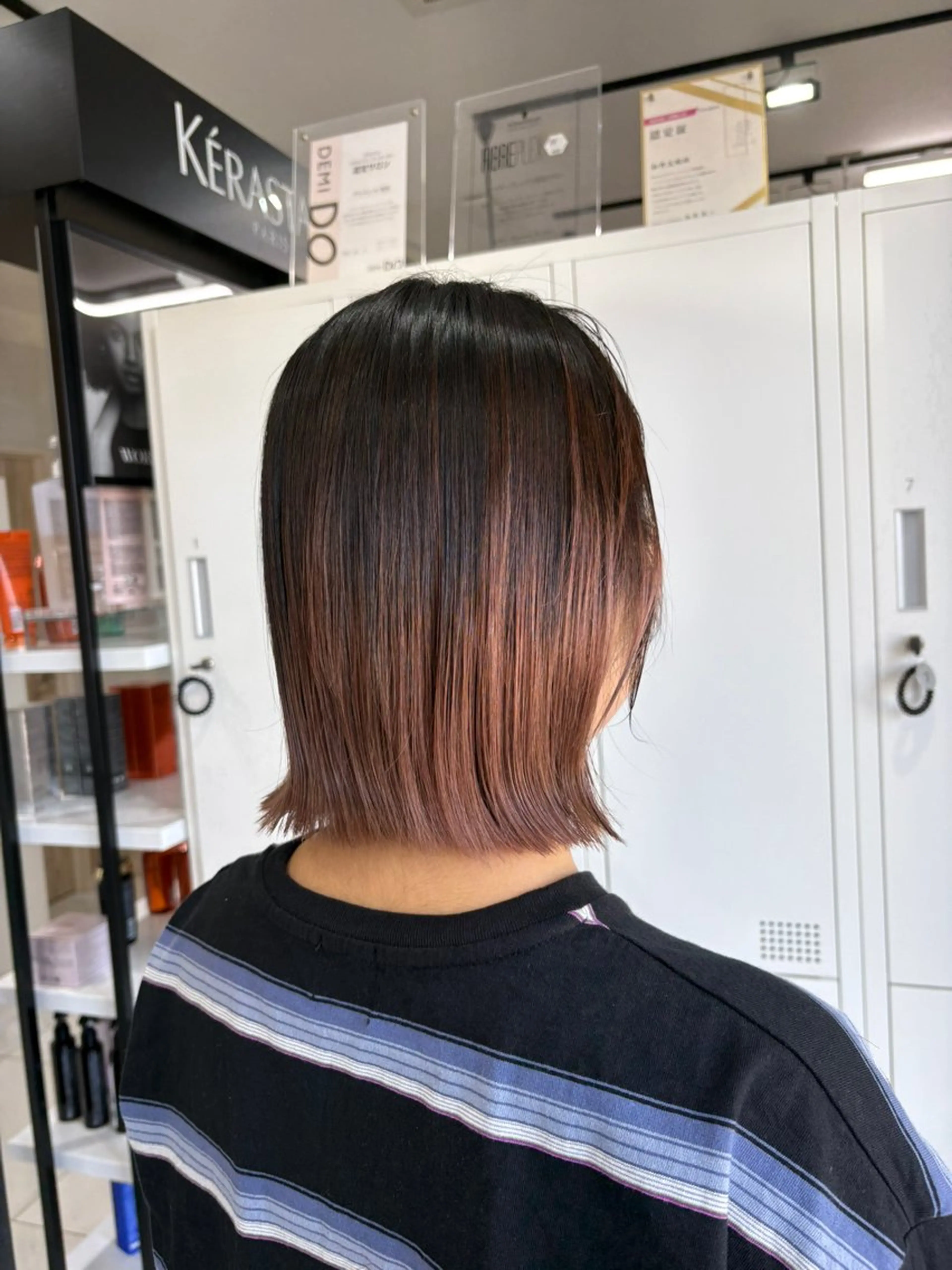 ミディアム カラー GRANDEUR やまだかなのヘアスタイル