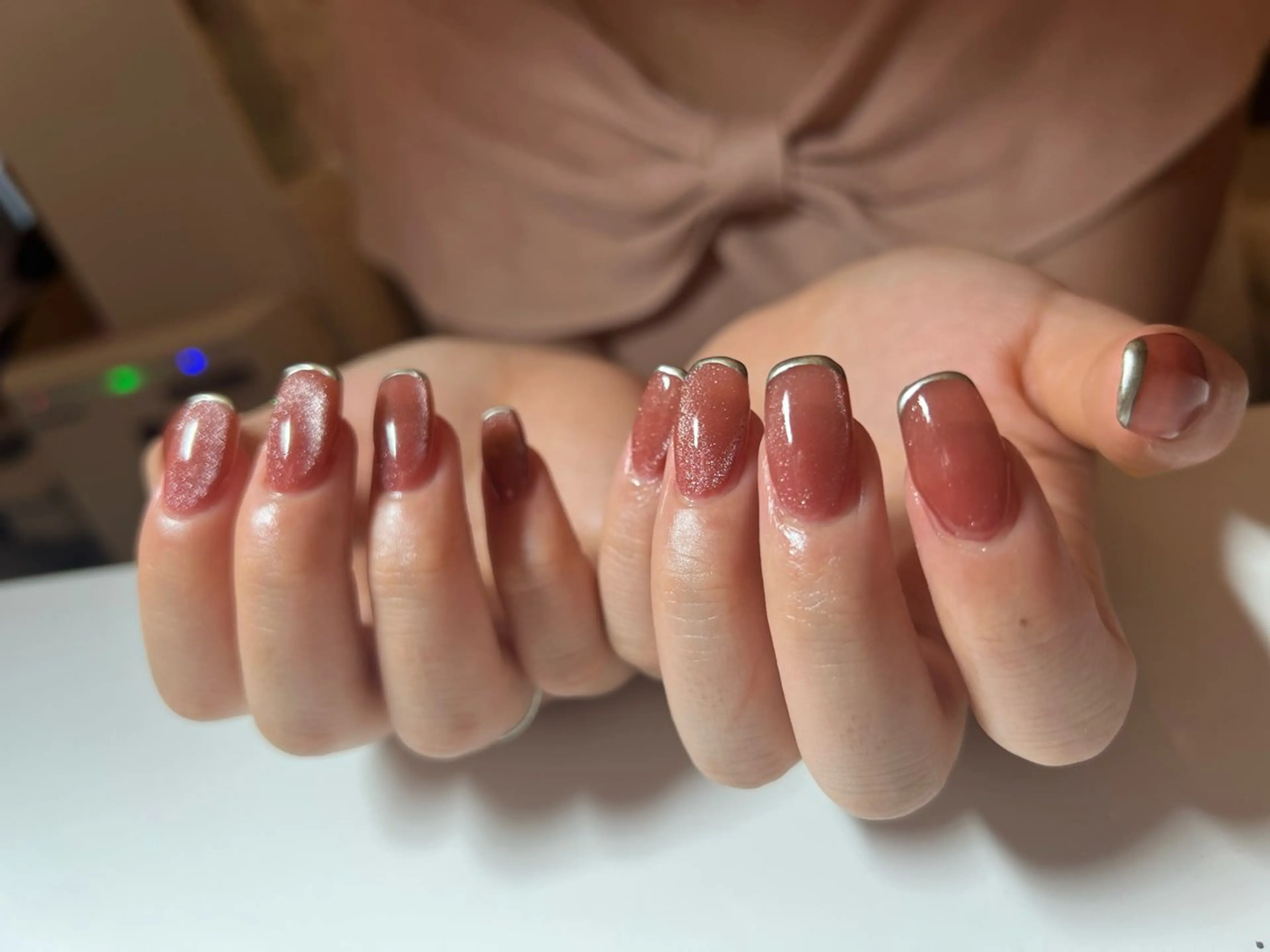 ネイル 氷ネイル・うるうるネイル マグネットネイル 髙城 亜紀のネイルデザイン