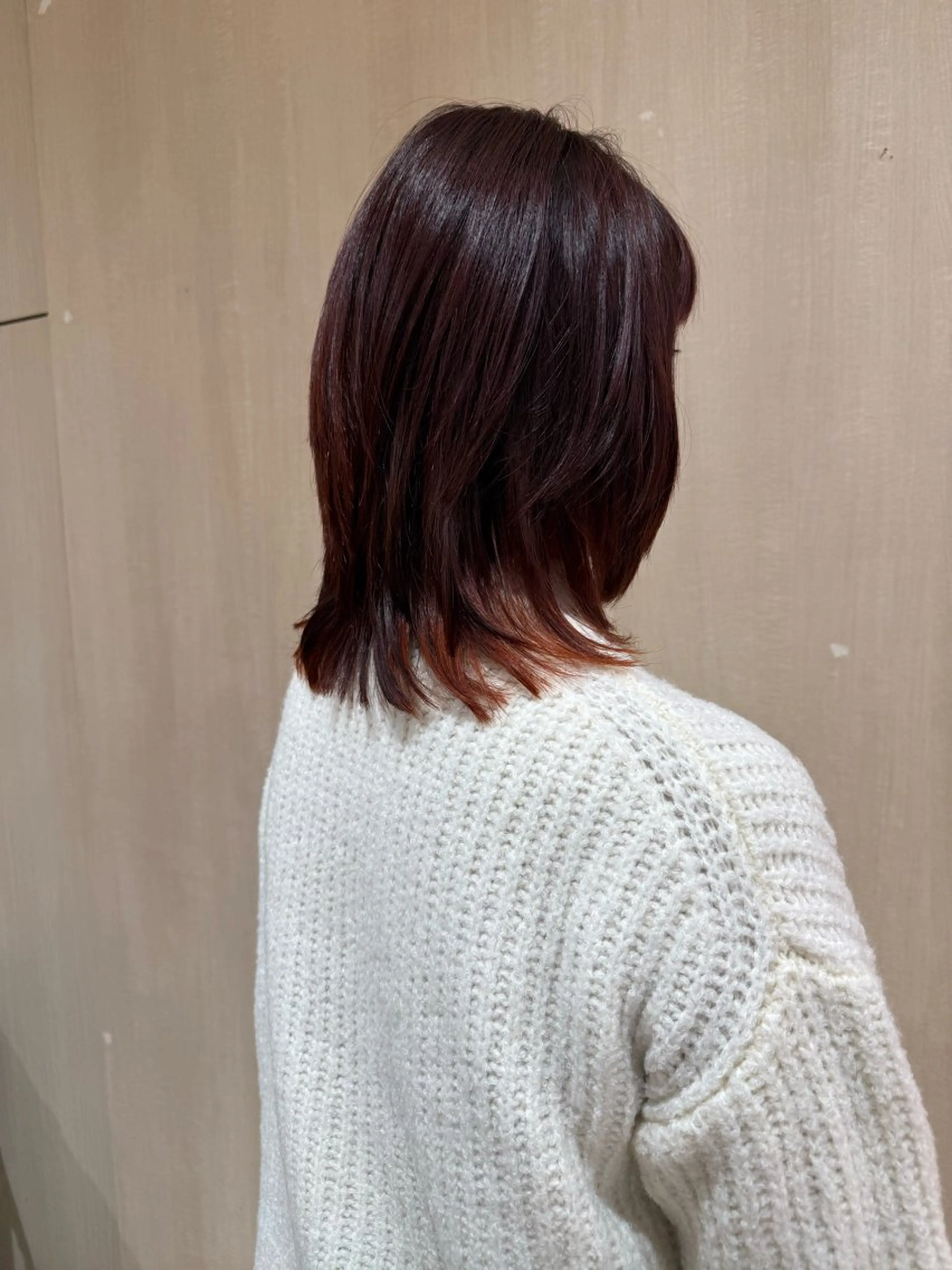 ミディアム 藤森 希美のヘアスタイル