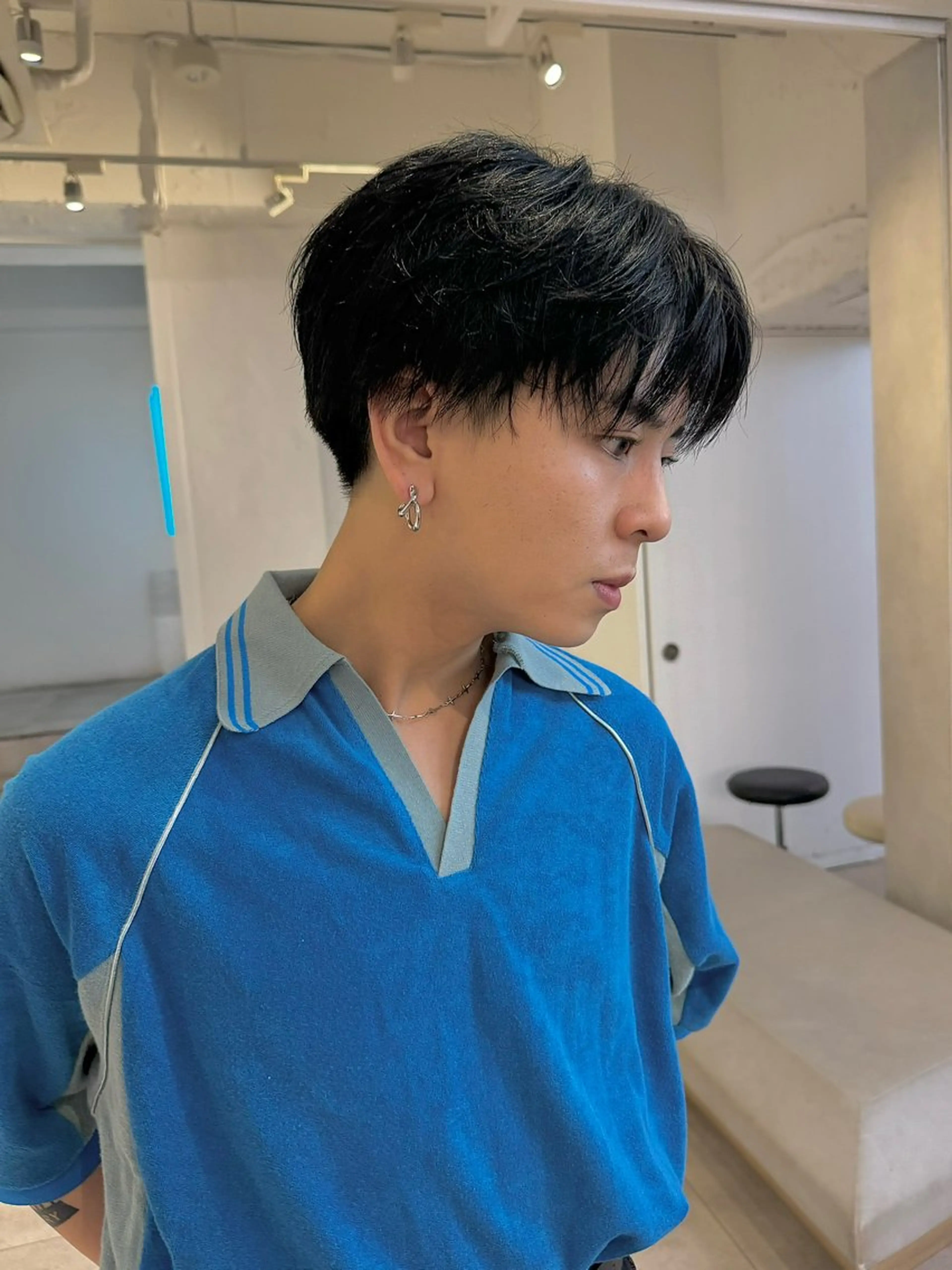 ショート メンズ カット 🇰🇷カルマパーマ kaito🇰🇷のヘアスタイル