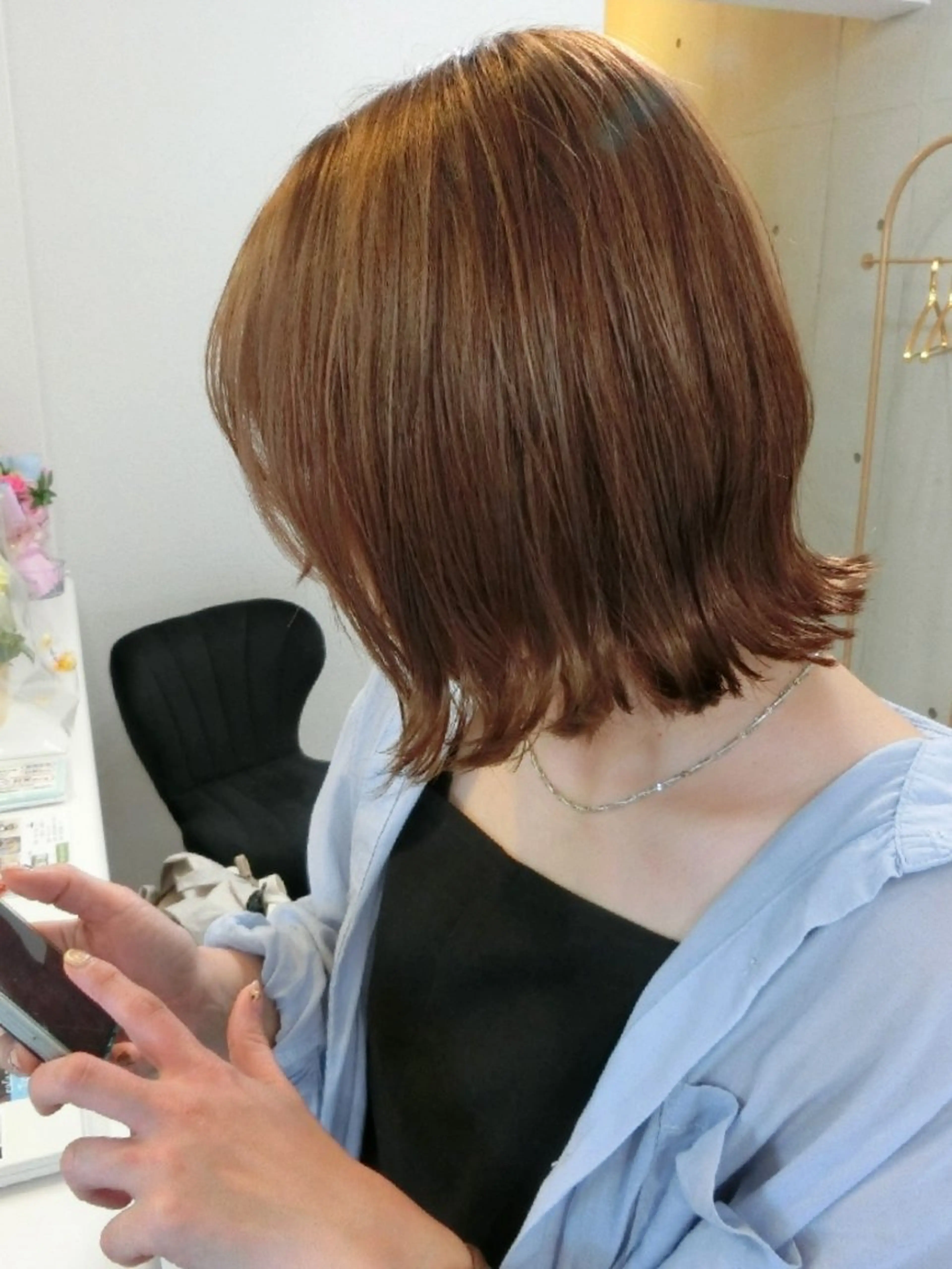 カラー ショート ma cherie naoのヘアスタイル