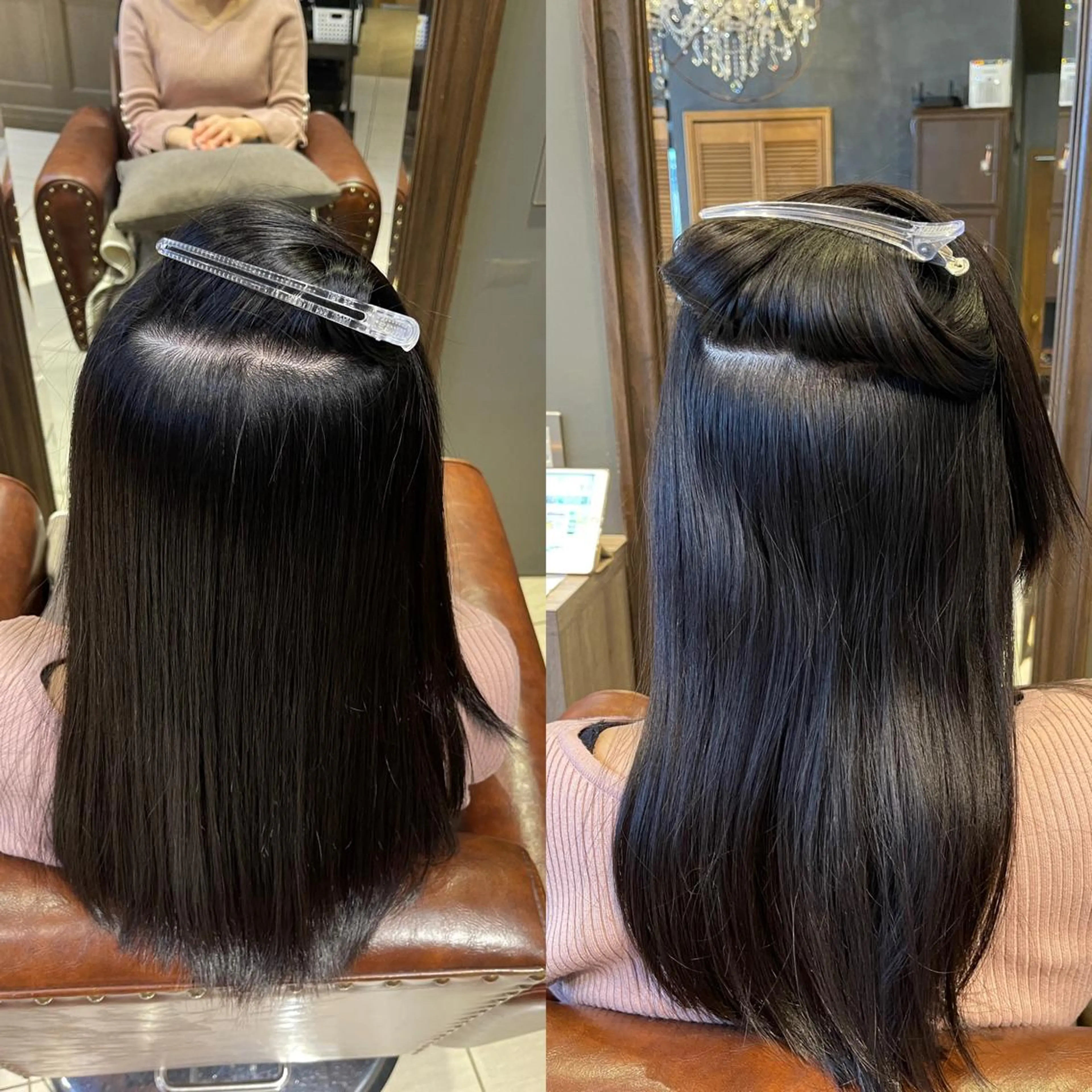 セミロング 韓国風ヘア 縮毛矯正 六本木縮毛矯正/髪質 改善/LOANA鈴木のヘアスタイル