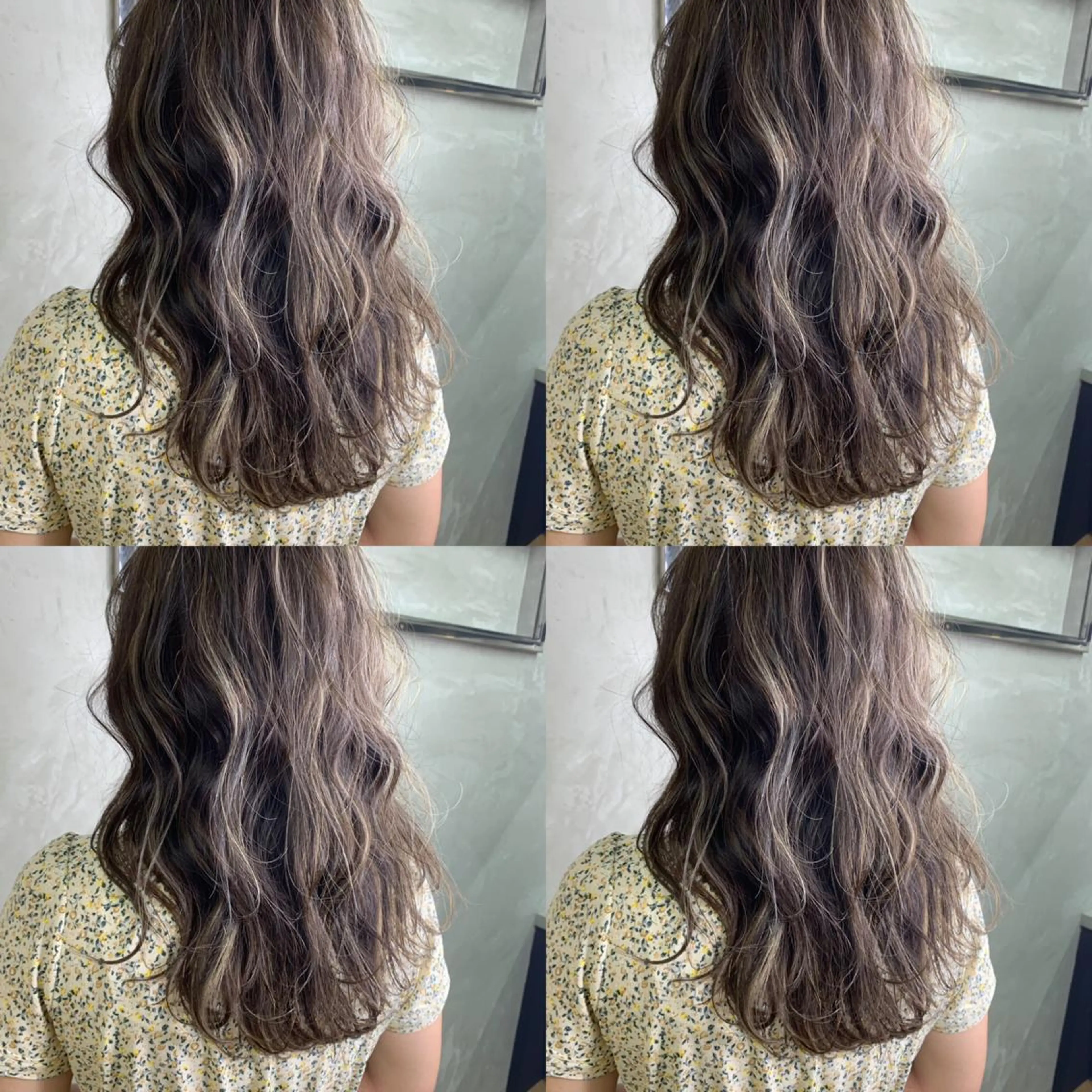 ロング ハイライト Selene hair OSAKAのヘアスタイル