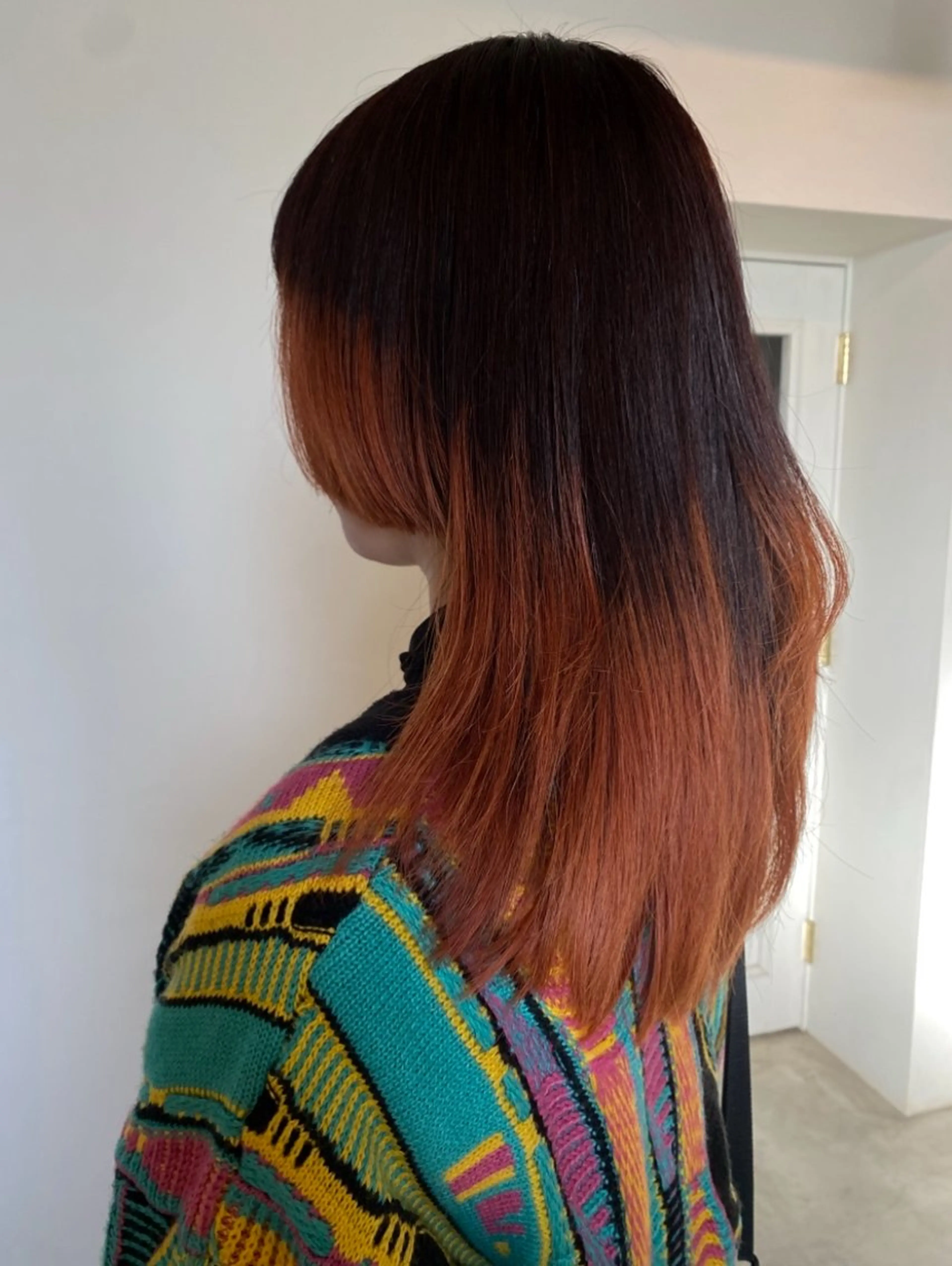 ミディアム カラー ヘアカラー 今泉 颯太/room3のヘアスタイル