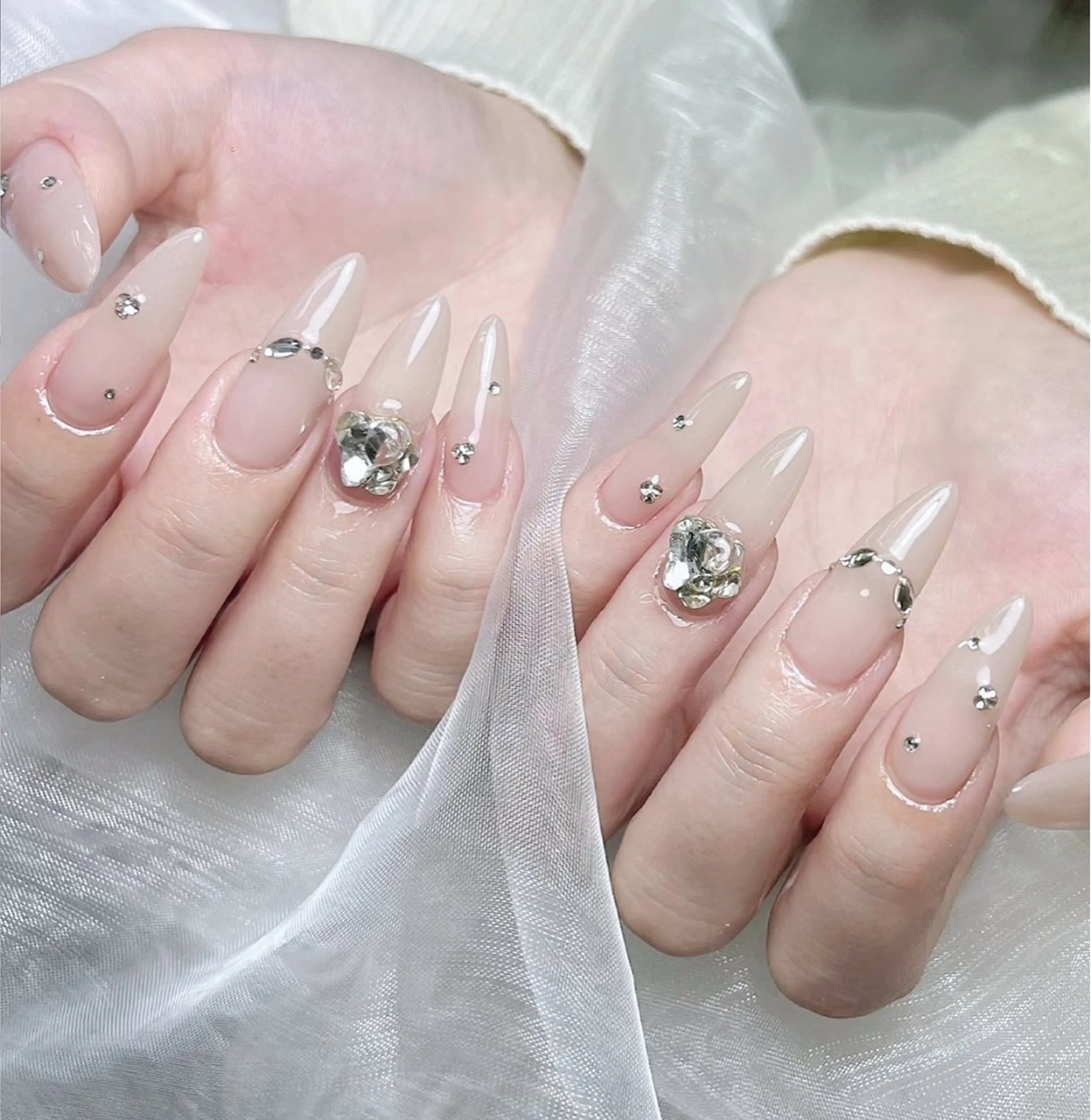 ネイル チークネイル フットネイル フレンチネイル ジェルネイル マグネットネイル ハンドネイル ╹◡╹Mimoミモ Eye&Nailのマツエク・マツパデザイン