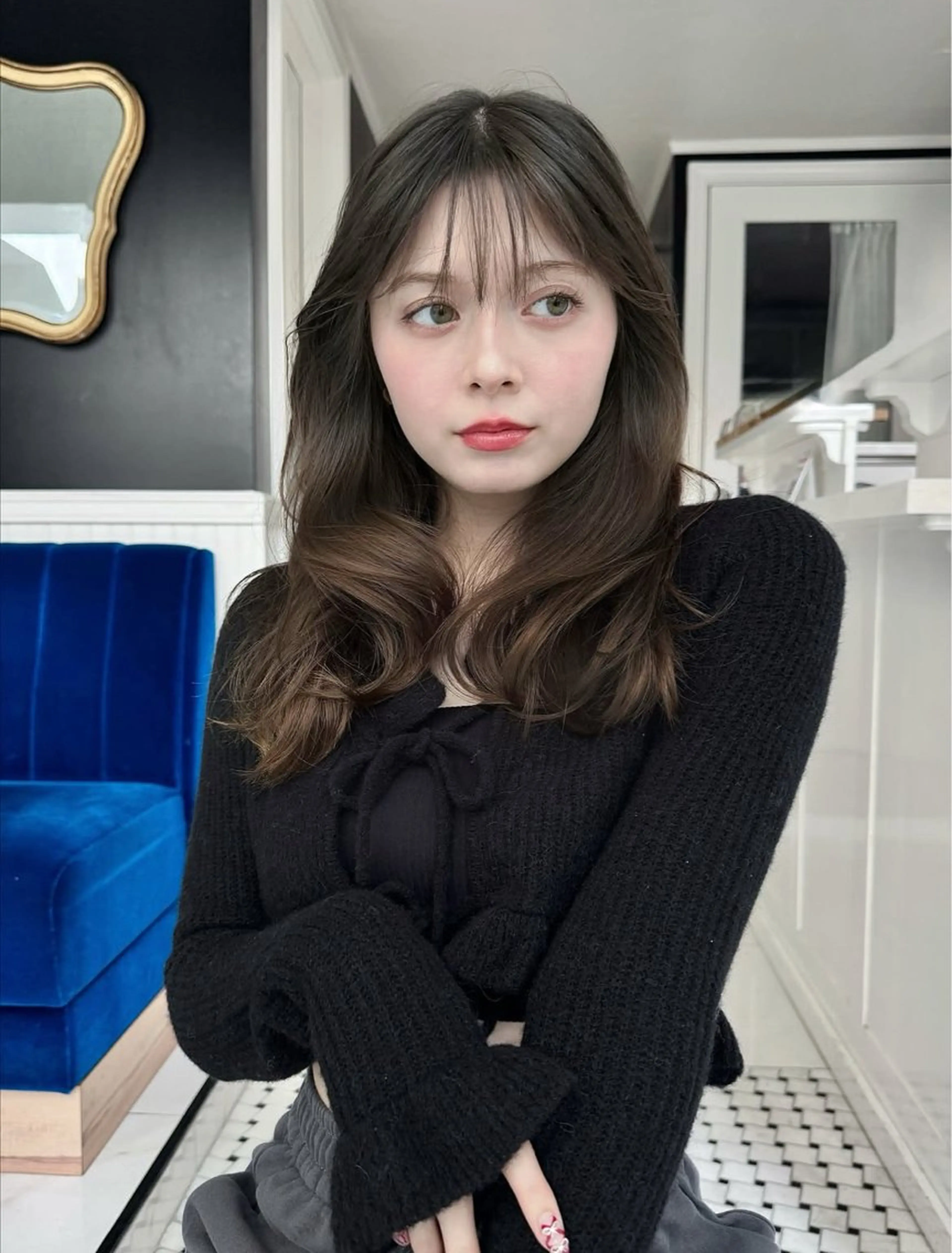 カラー 透明感カラー/ 鶴田 爽一郎のヘアスタイル