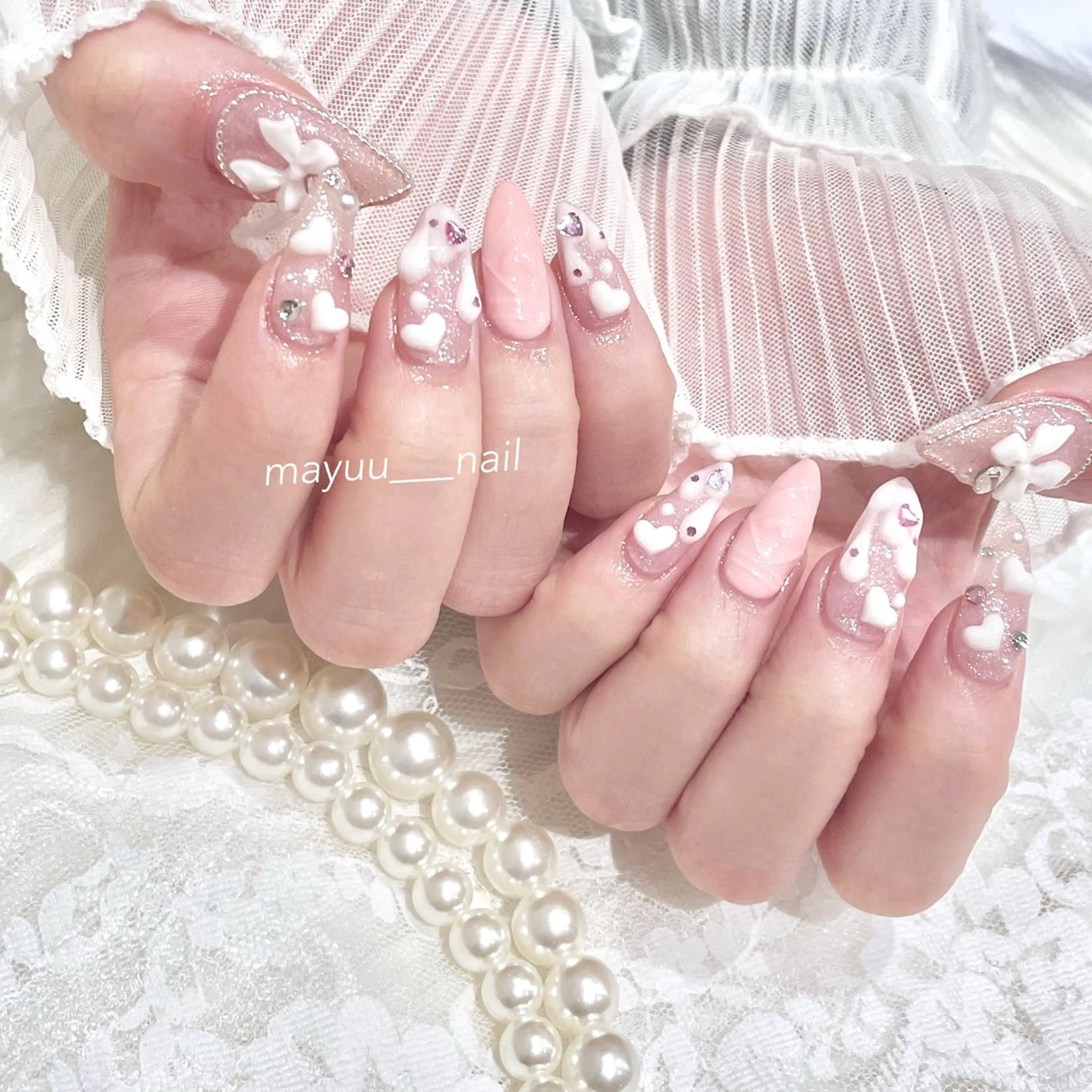 ネイル 🎀 Mayu 🎀痛ネイルのネイルデザイン