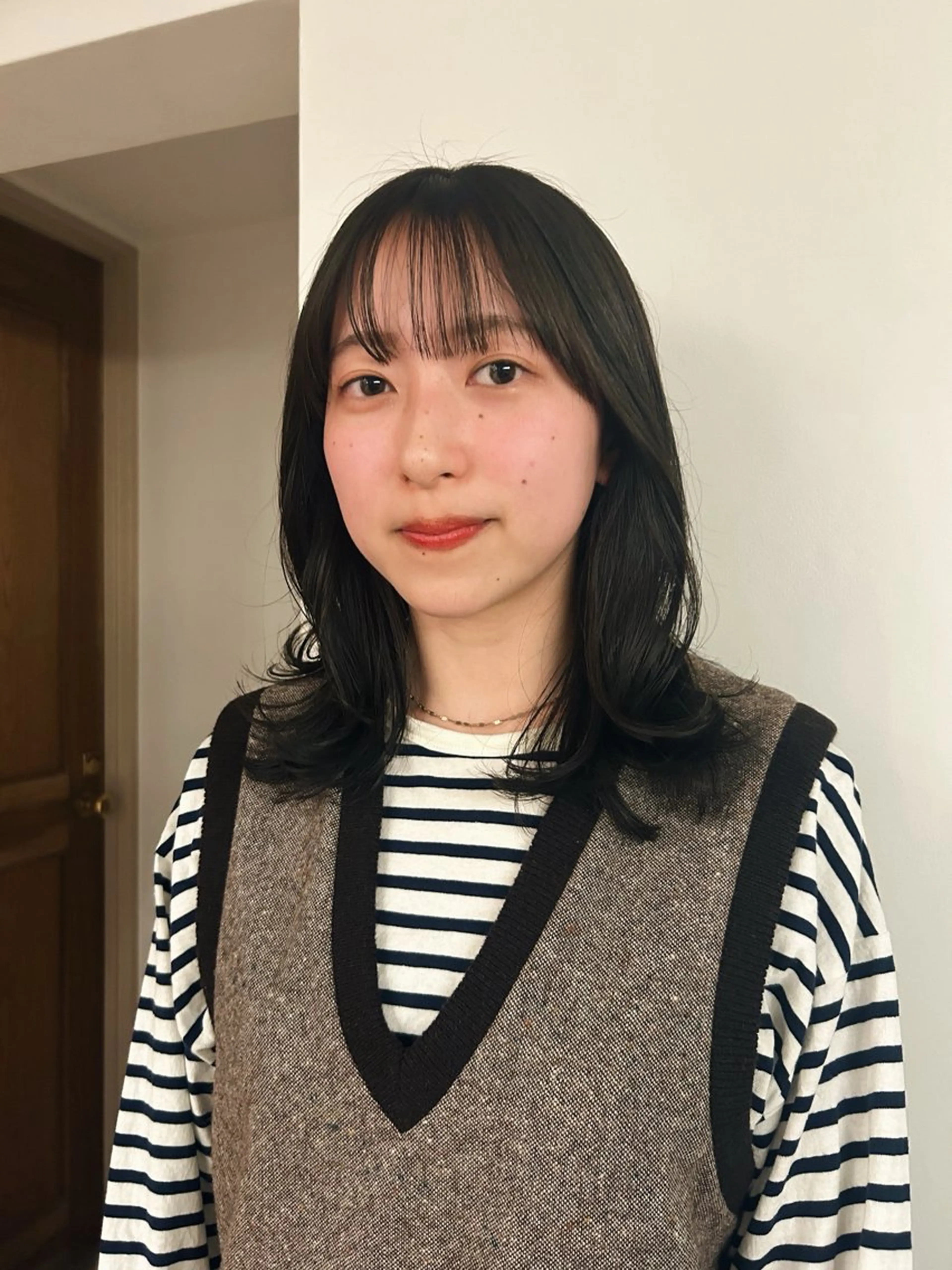 セミロング カット ヘアカラー トリートメント 似合わせパーマ 🌼カンナのヘアスタイル