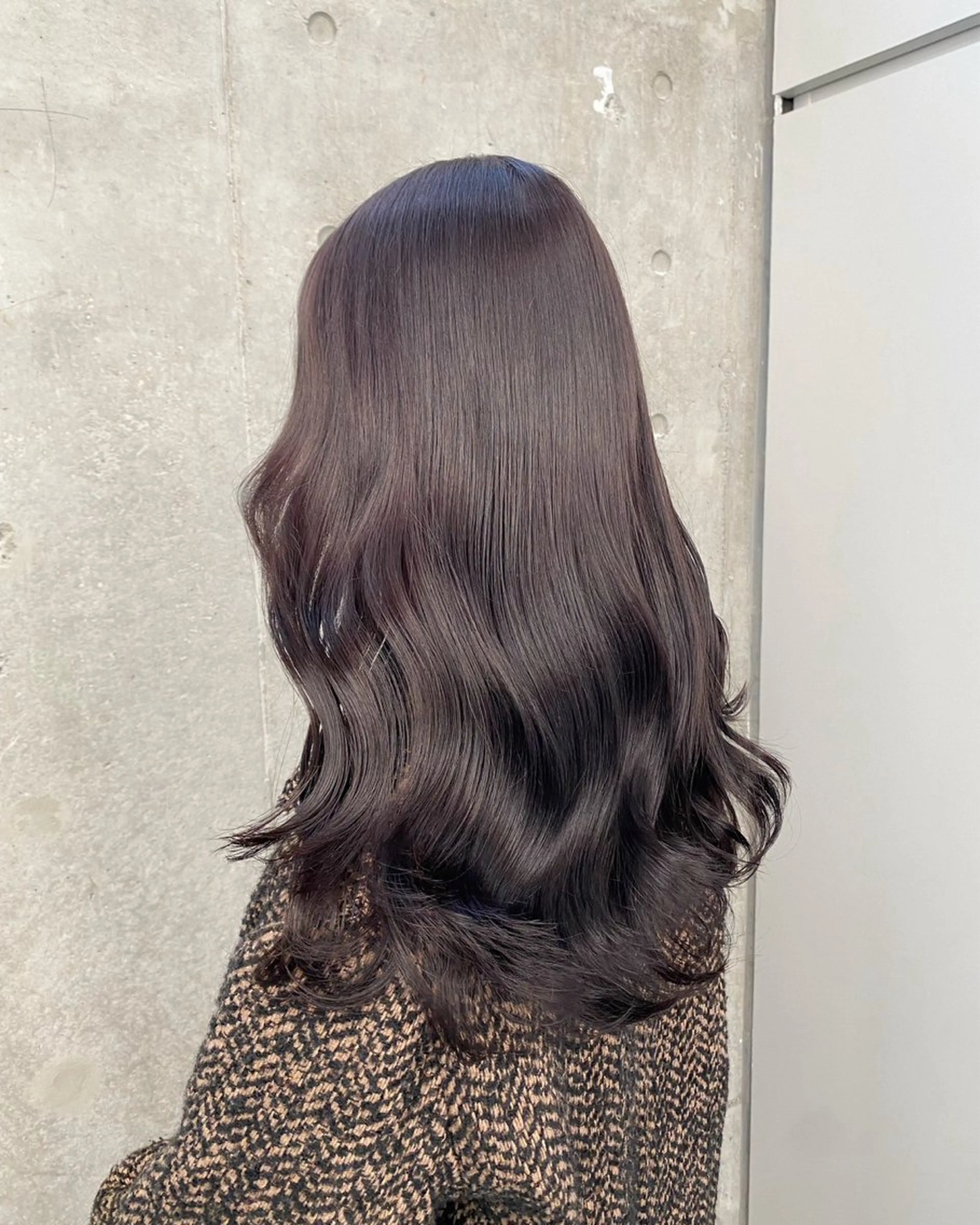 セミロング カラー 大人っぽ♡上品な暖色 ♡ブリーチなし♡のヘアスタイル