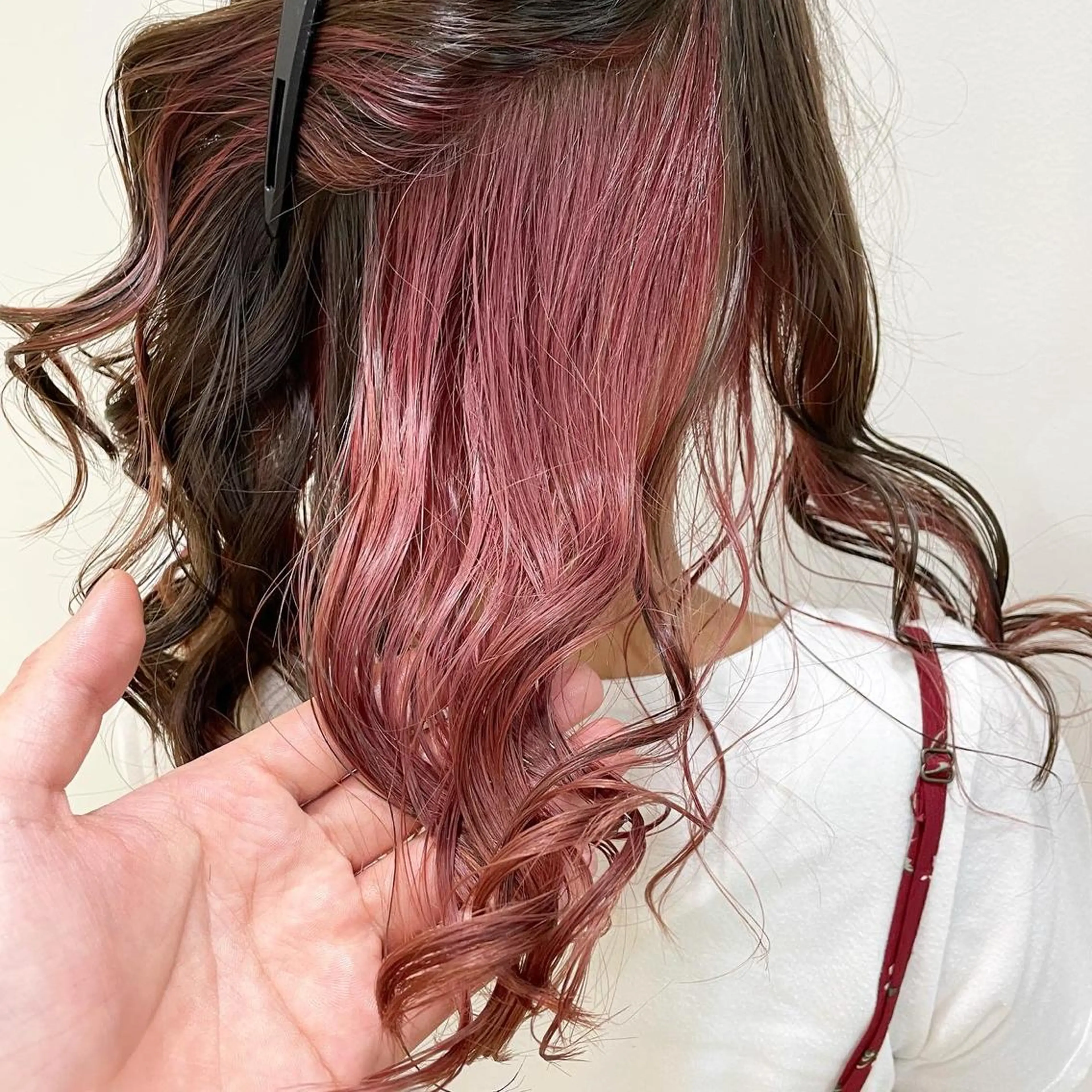 ミディアム カラー 縮毛矯正/髪質改善 /韓国風　山川春輝のヘアスタイル