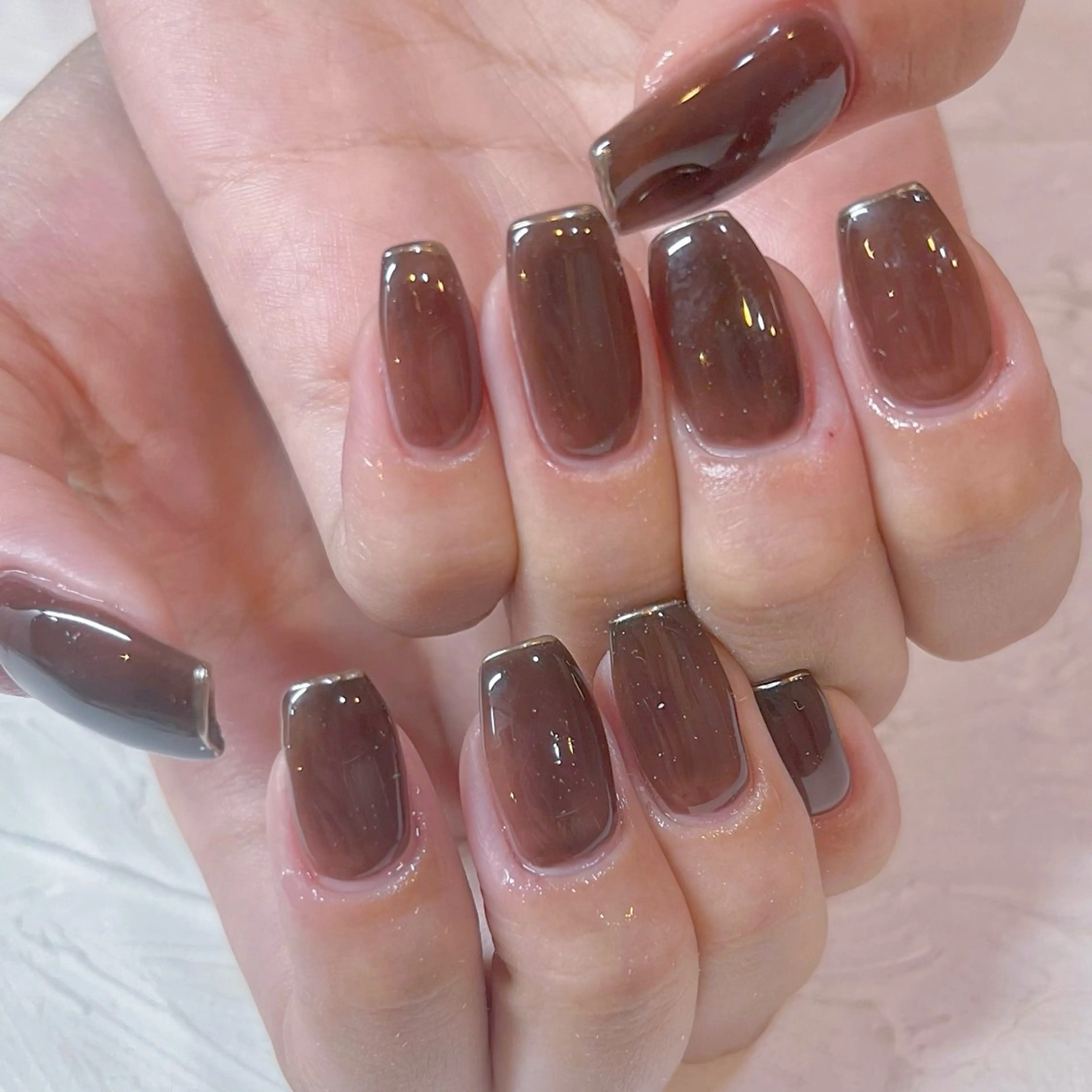 ネイル ハンドネイル Maya 🧊🫧‪のネイルデザイン