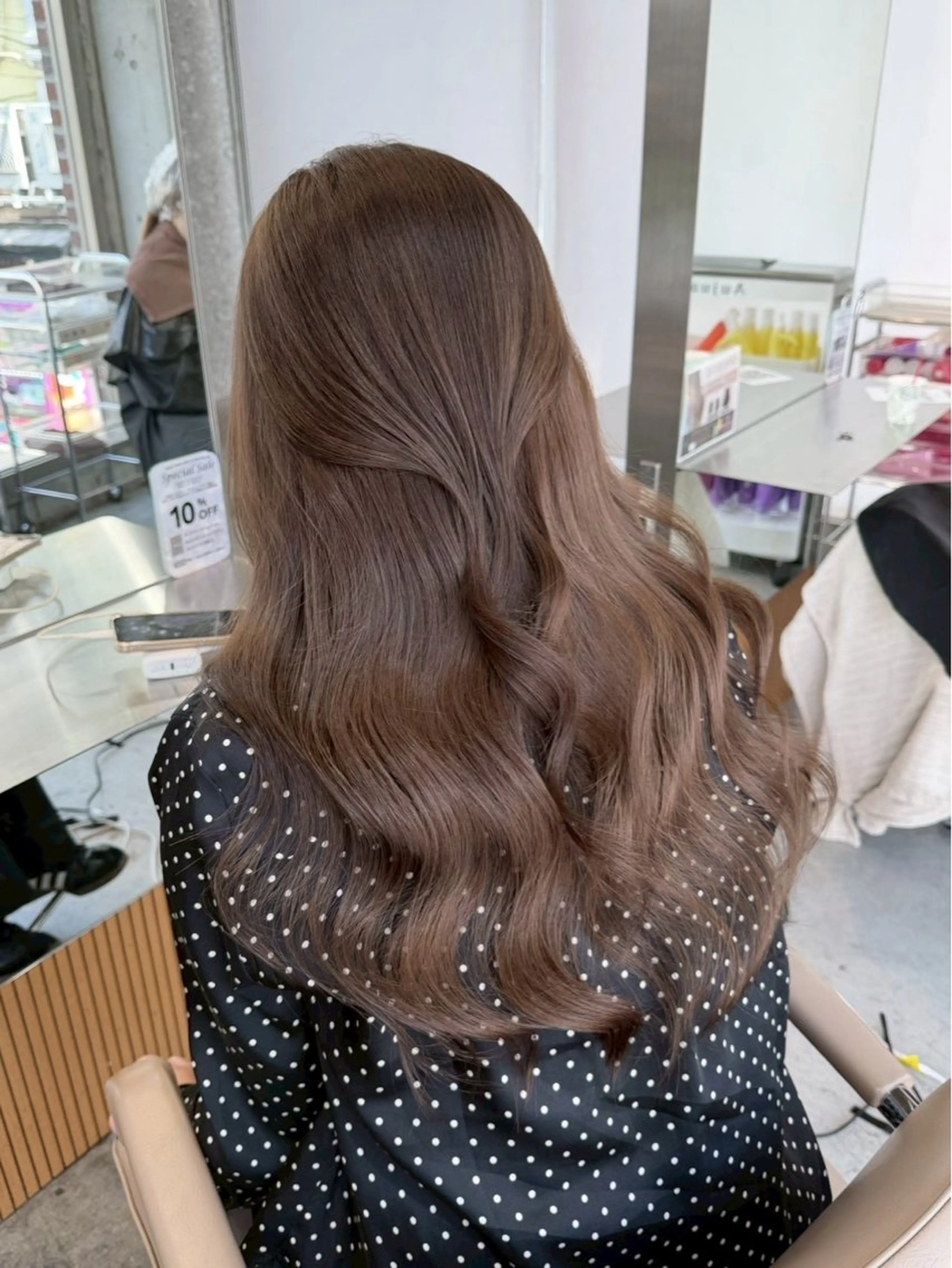 ロング カラー ブラウンカラー 🫧透明感カラー/ cinq/ゆり🌺のヘアスタイル