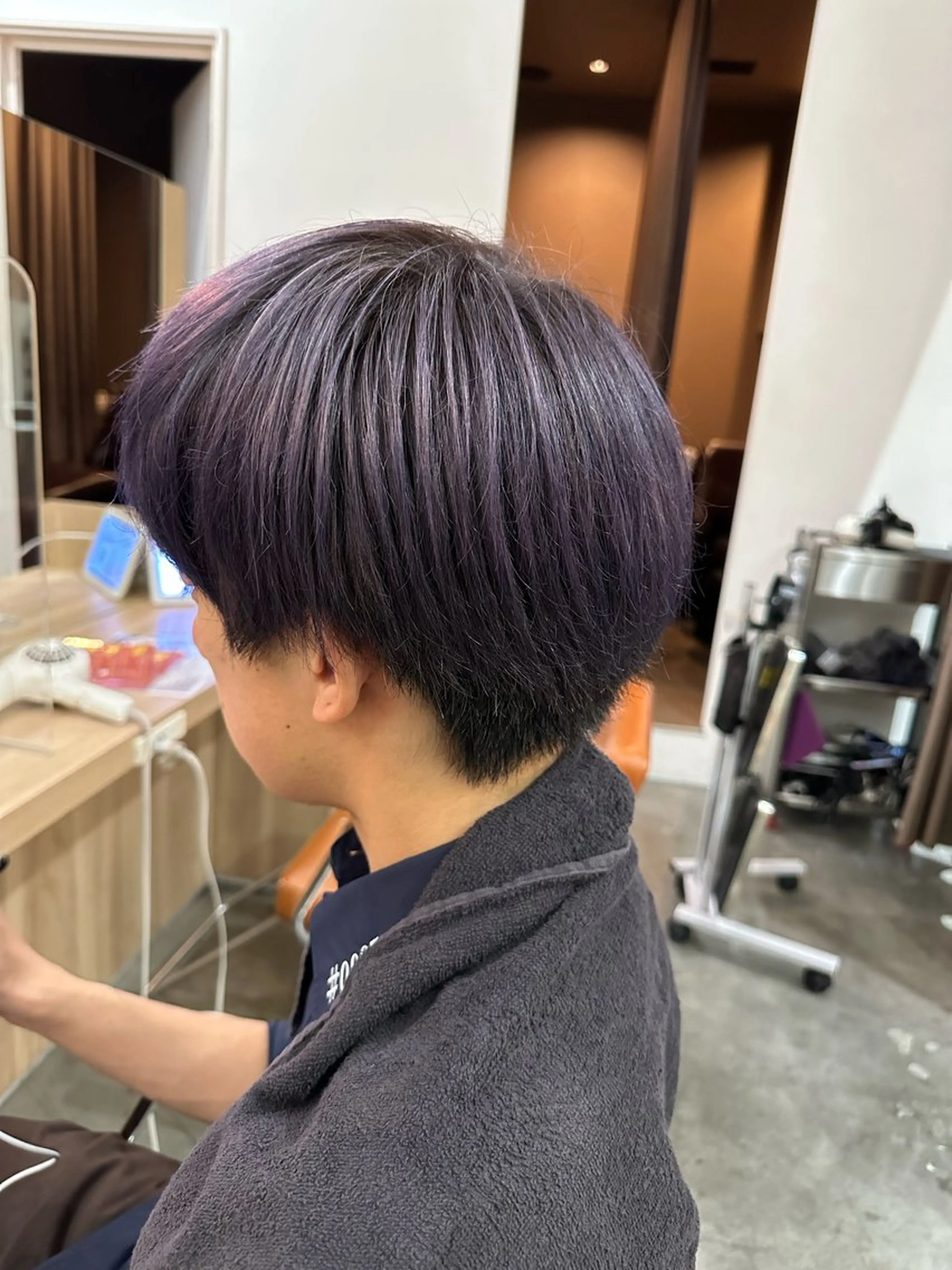 カラー メンズ ラベンダーカラー 恵比寿/髪質改善/ メンズカット/森和輝のヘアスタイル