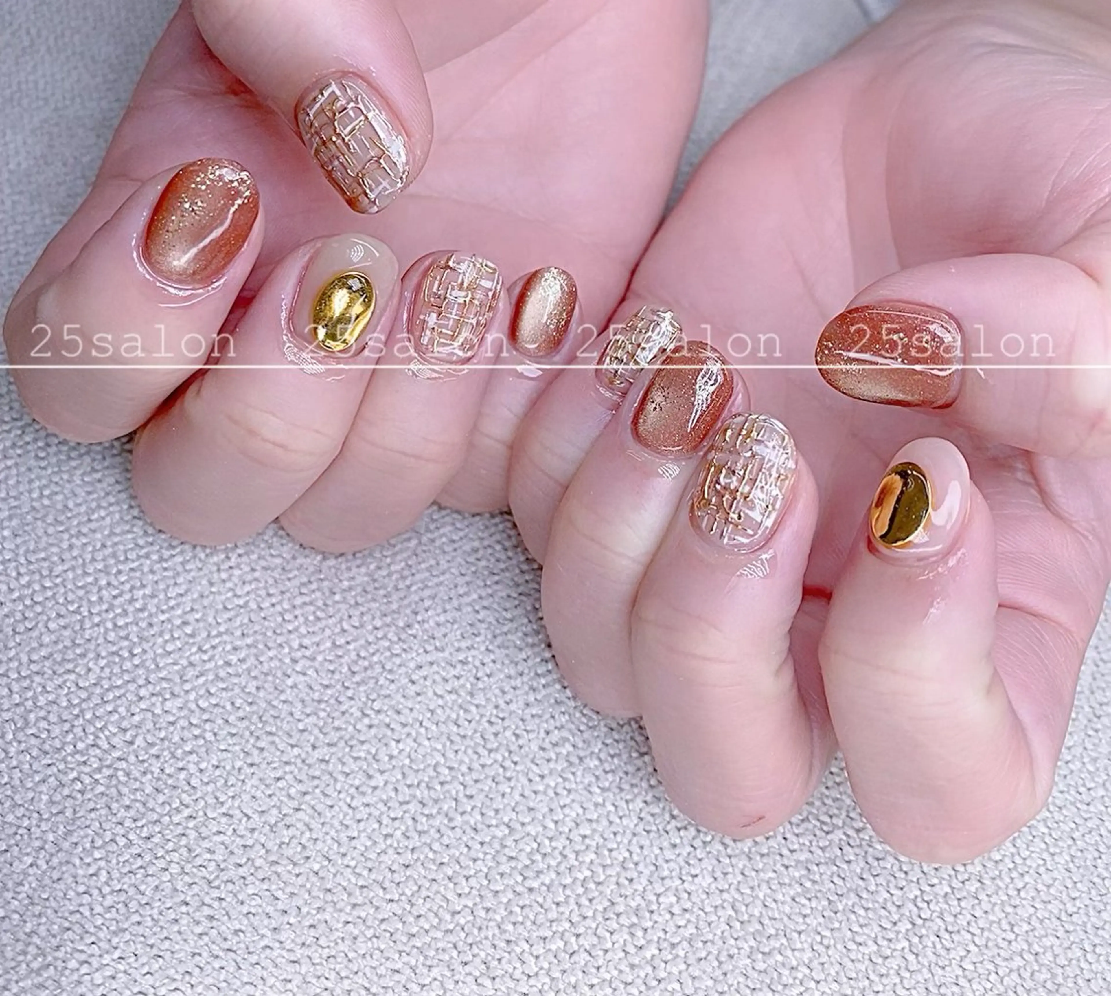 ネイル ジェルネイル 韓国ネイル ニュアンスネイル パラジェル ワンホンネイル 2 5のマツエク・マツパデザイン