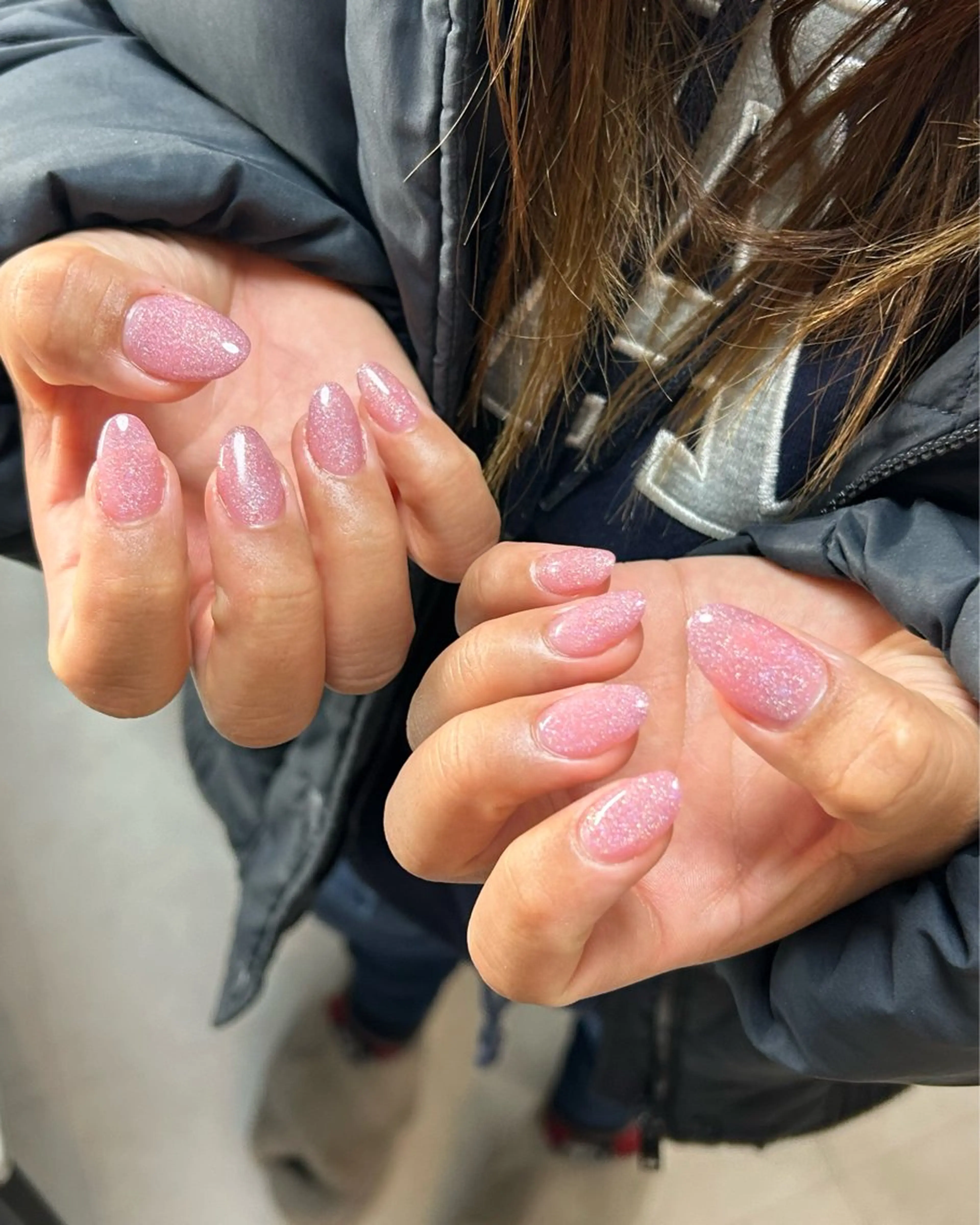 ネイル ピンク ten nail salon　かえでのネイルデザイン