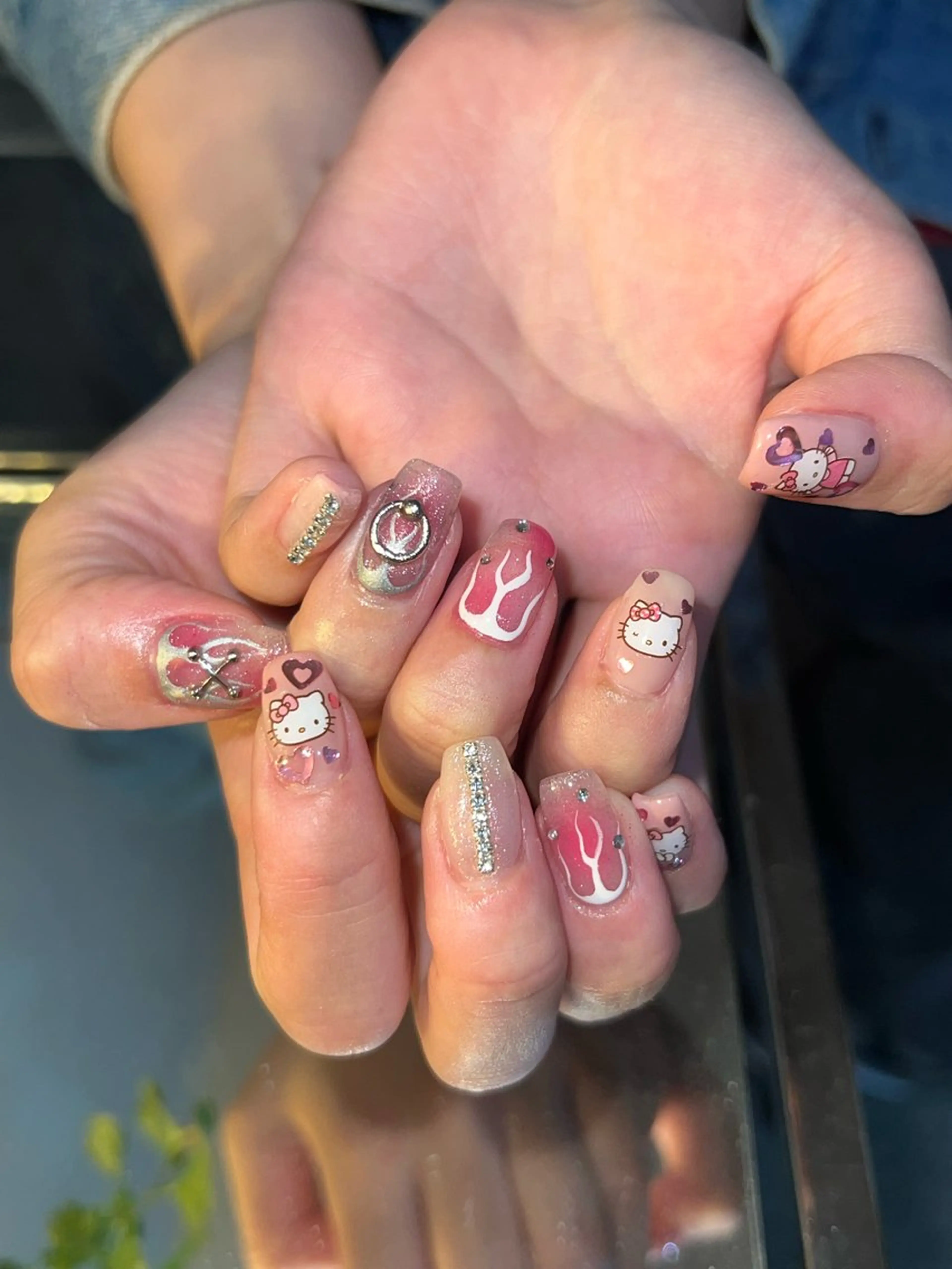 ネイル 個性派／中韓ネイル SAKURAのネイルデザイン