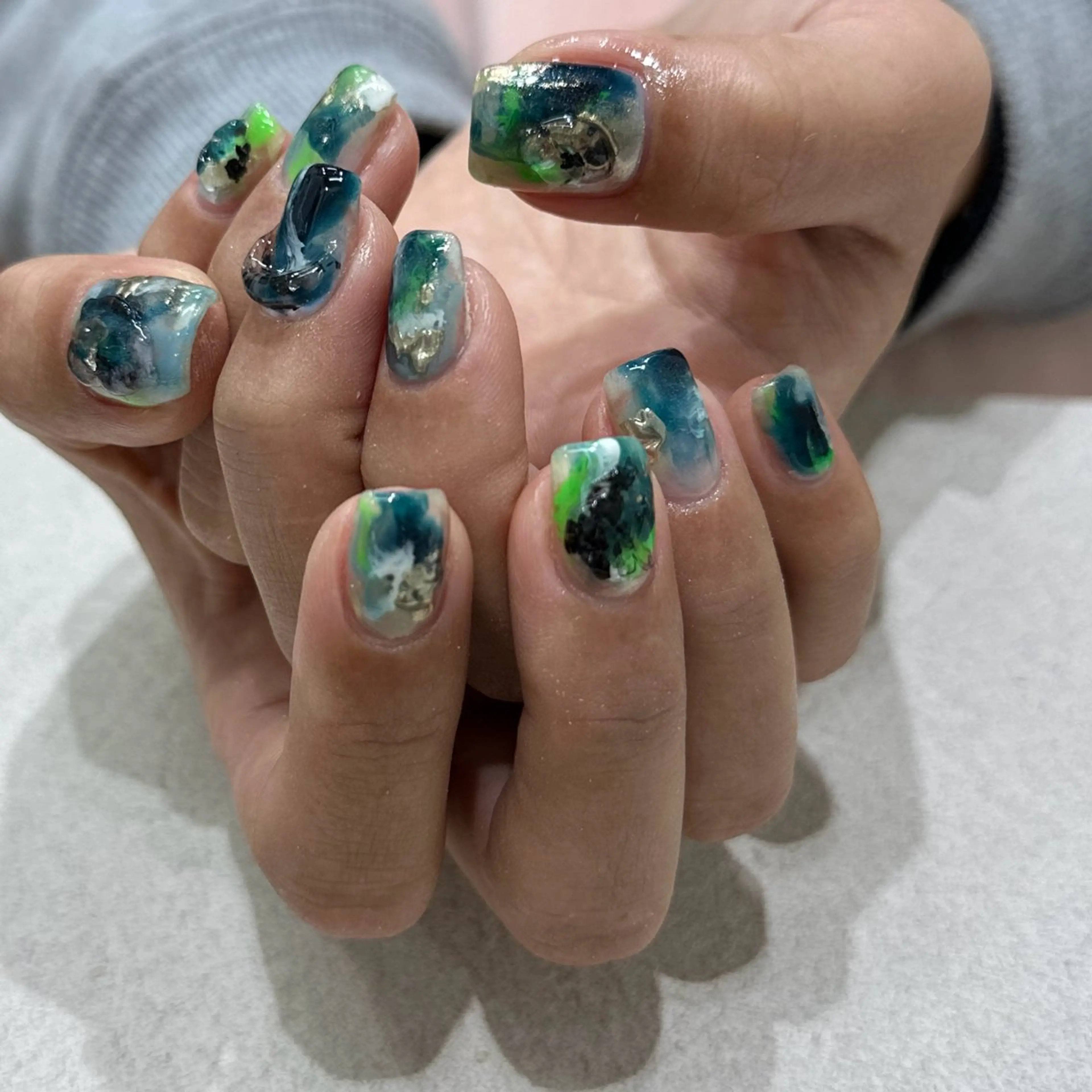 ネイル ハンドネイル nailsalon ∞ ﾐｶﾅﾙ ∞のネイルデザイン