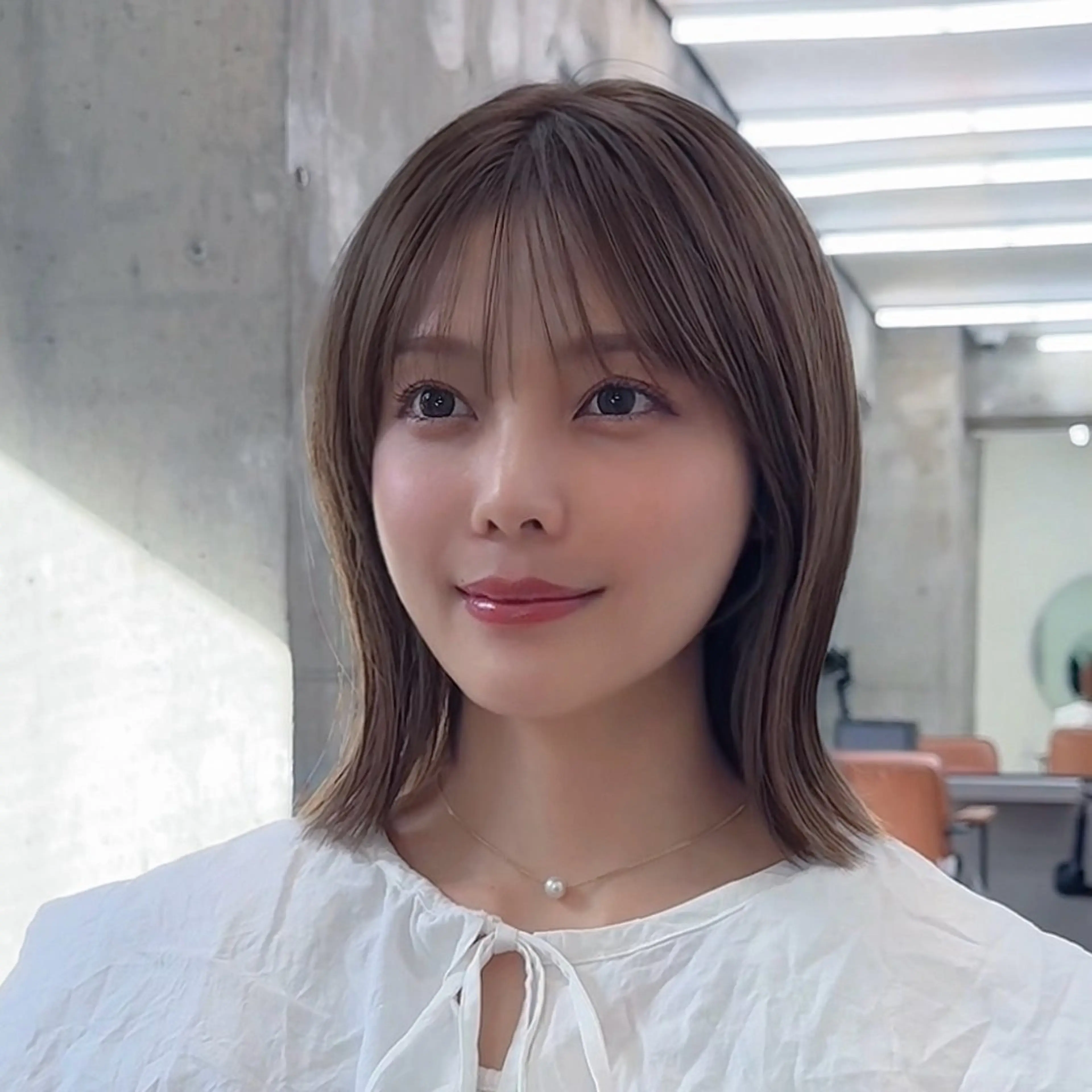 ショート カラー ボブ 長めボブ 柔らかいレイヤー🌿 大人ヘア/みっきーのヘアスタイル