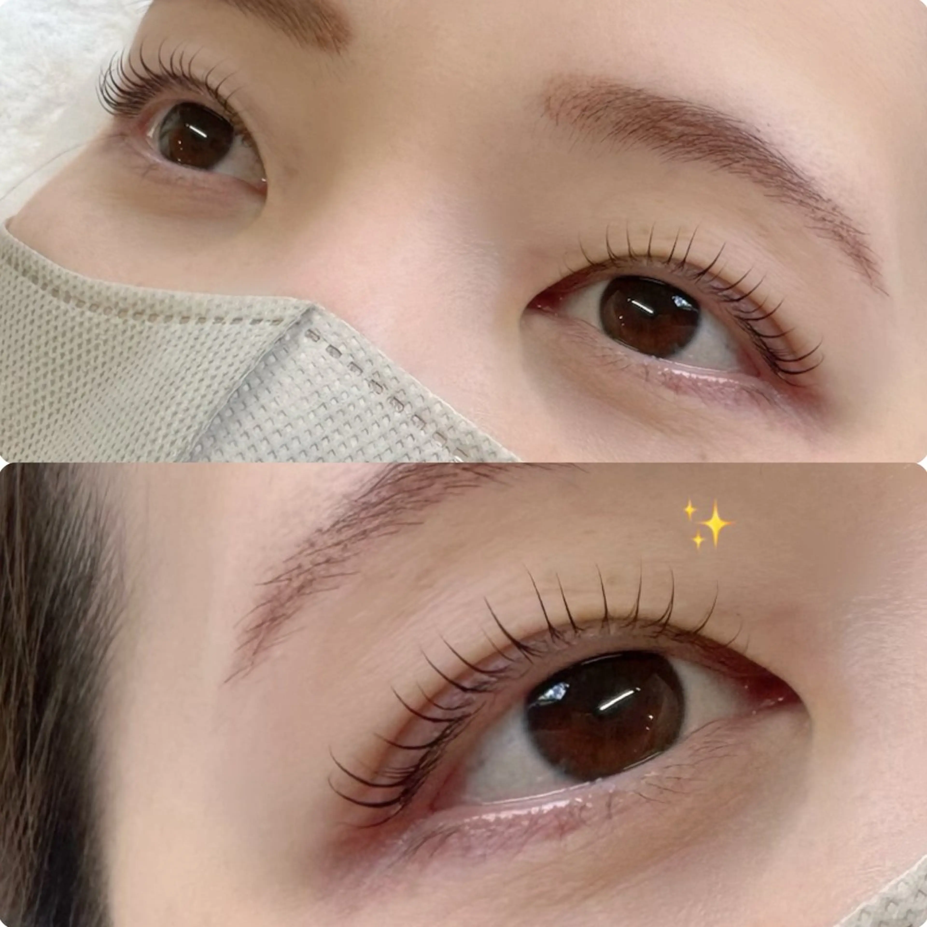 マツエク・マツパ パリジェンヌラッシュリフト MAQUIA行橋店 野間のマツエク・マツパデザイン