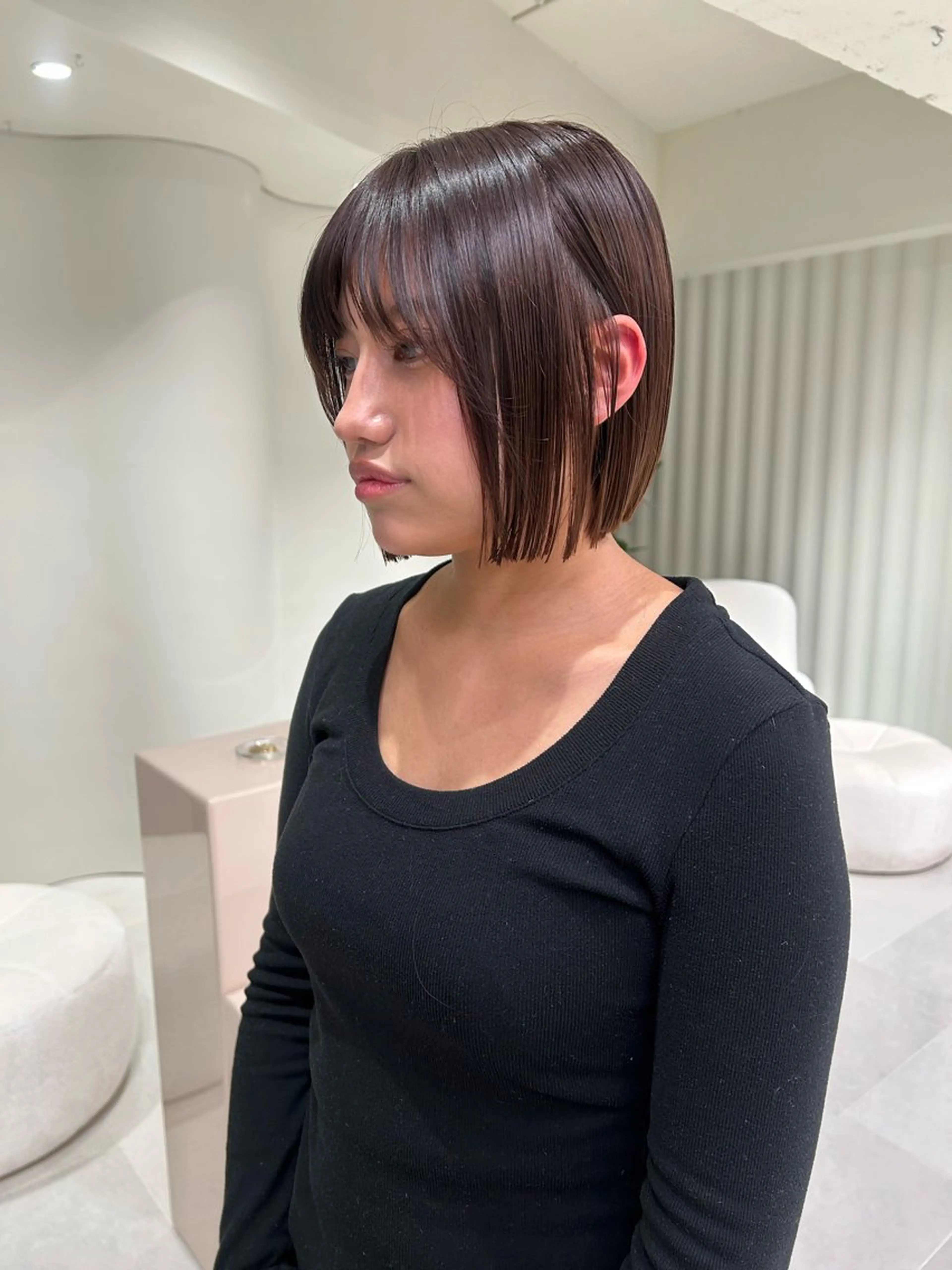 ショート カラー ボブ カット 海外レイヤー /NAGISAのヘアスタイル