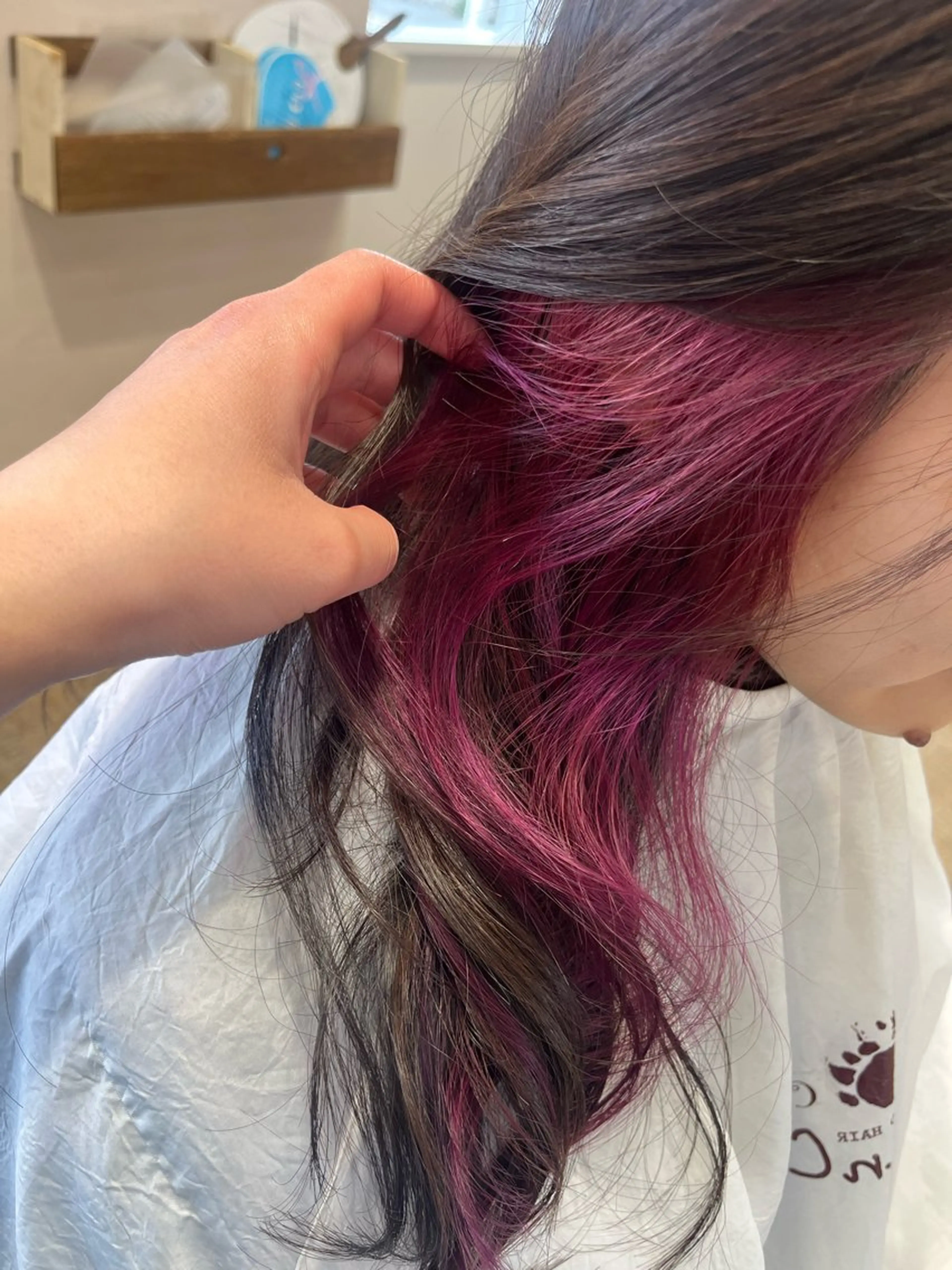 ロング カラー 高石 未唯のヘアスタイル