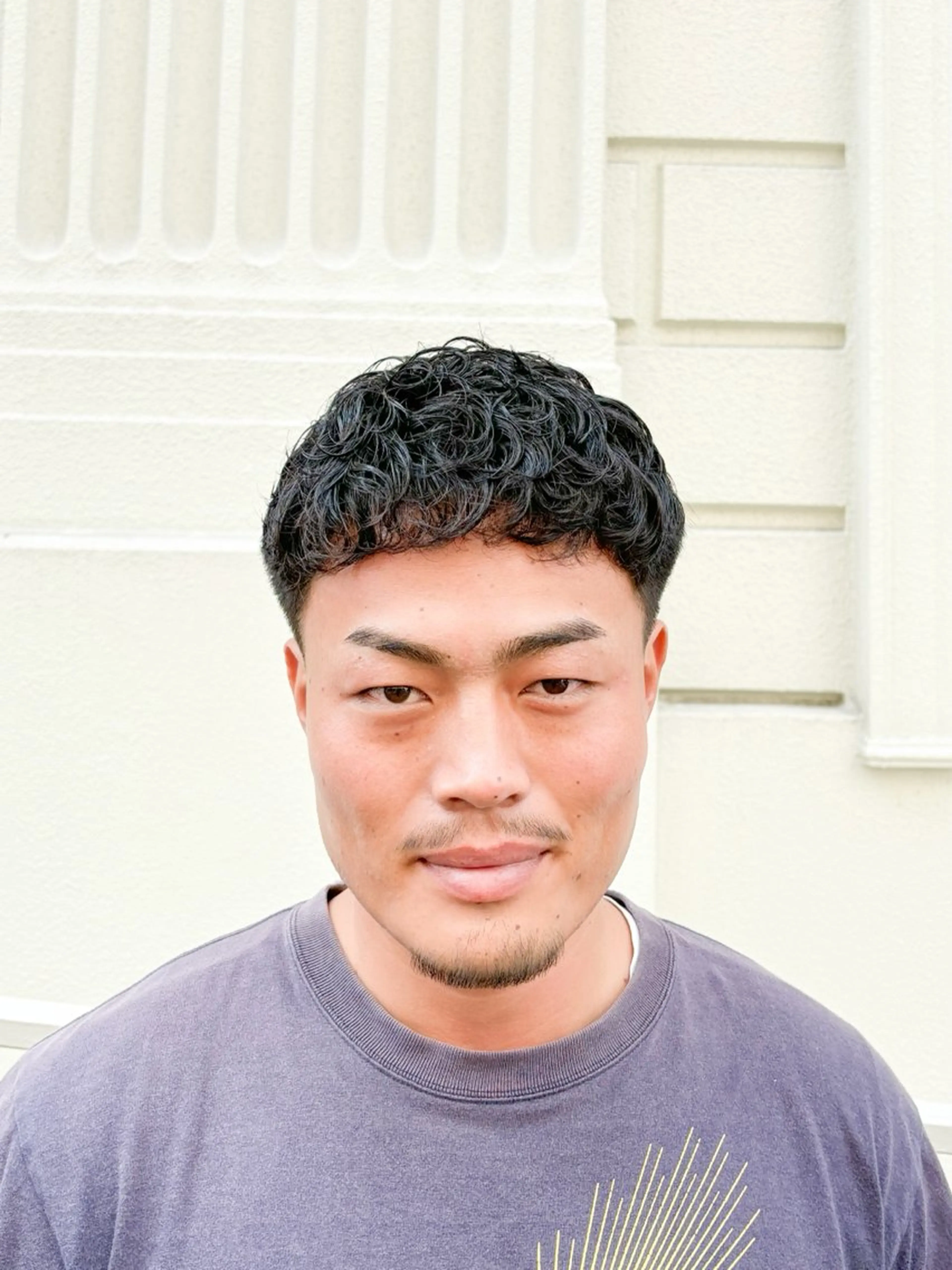 ショート パーマ メンズ カット パーマ DAD　BARBERSHOP所属・三宮メンズカット ヨシイッキのヘアスタイル