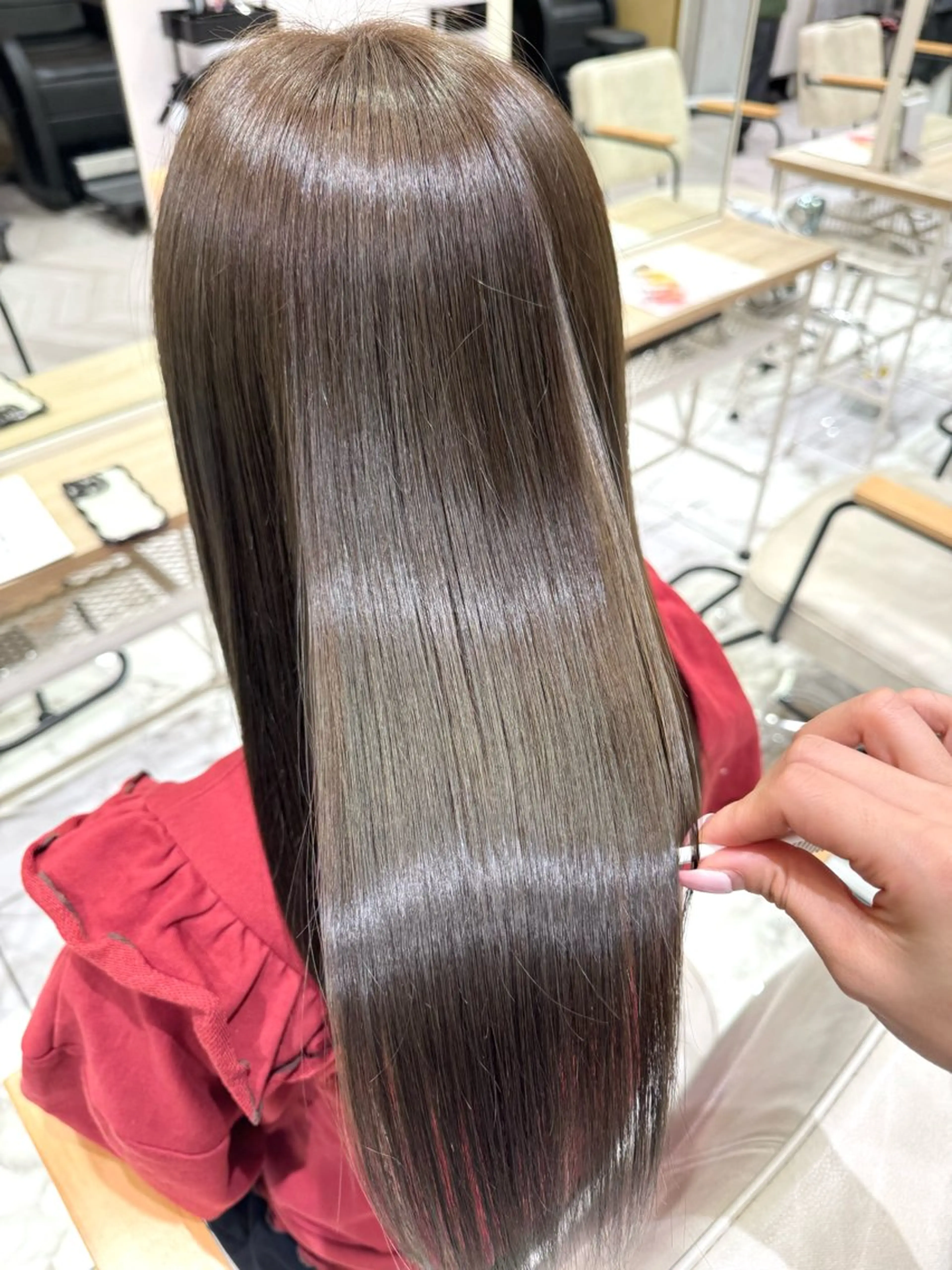 セミロング ヘアカラー トリートメント 学生人気no.1 🦋ナツミのヘアスタイル