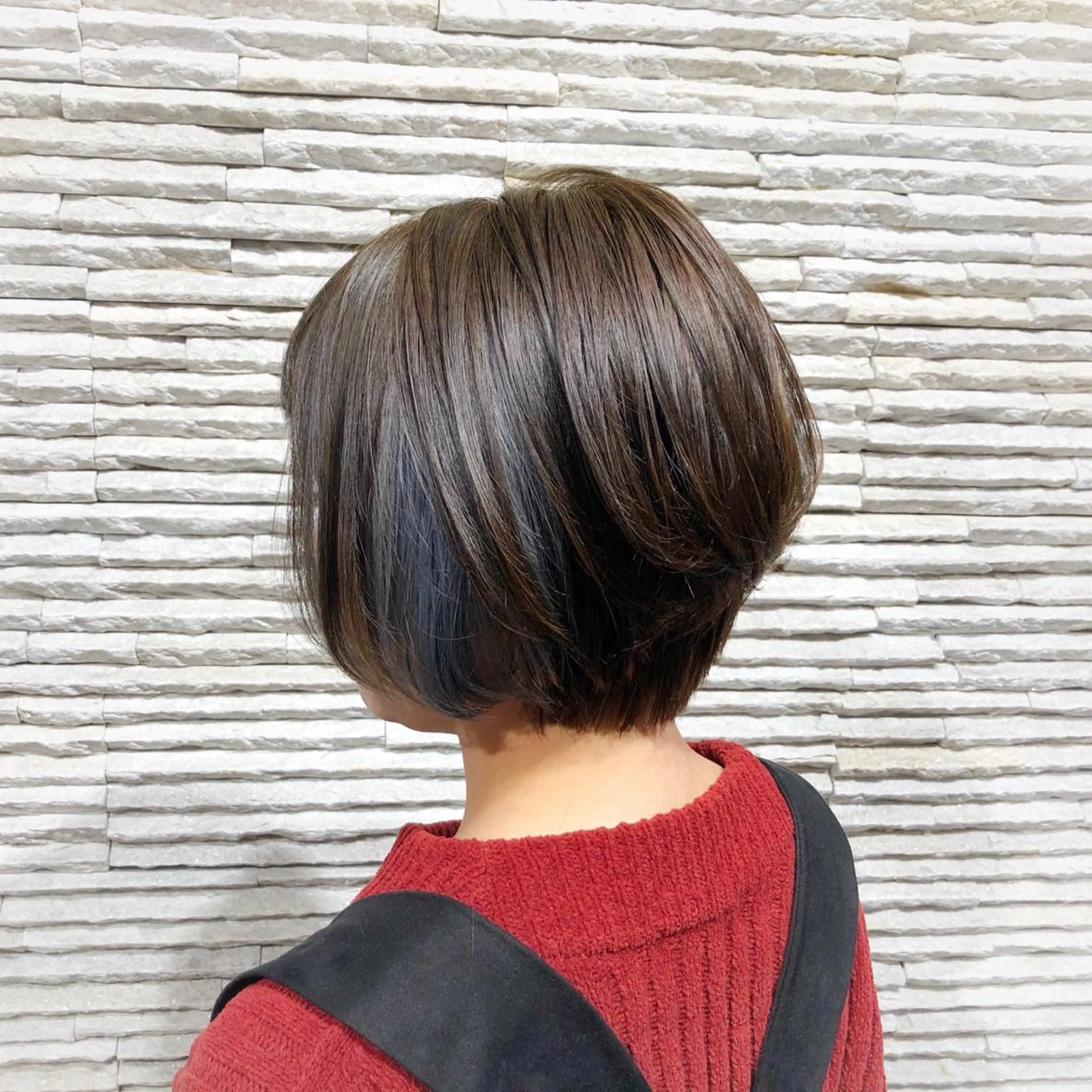 ショート ヘアカラー トリートメント 嶋田 ゆきのヘアスタイル