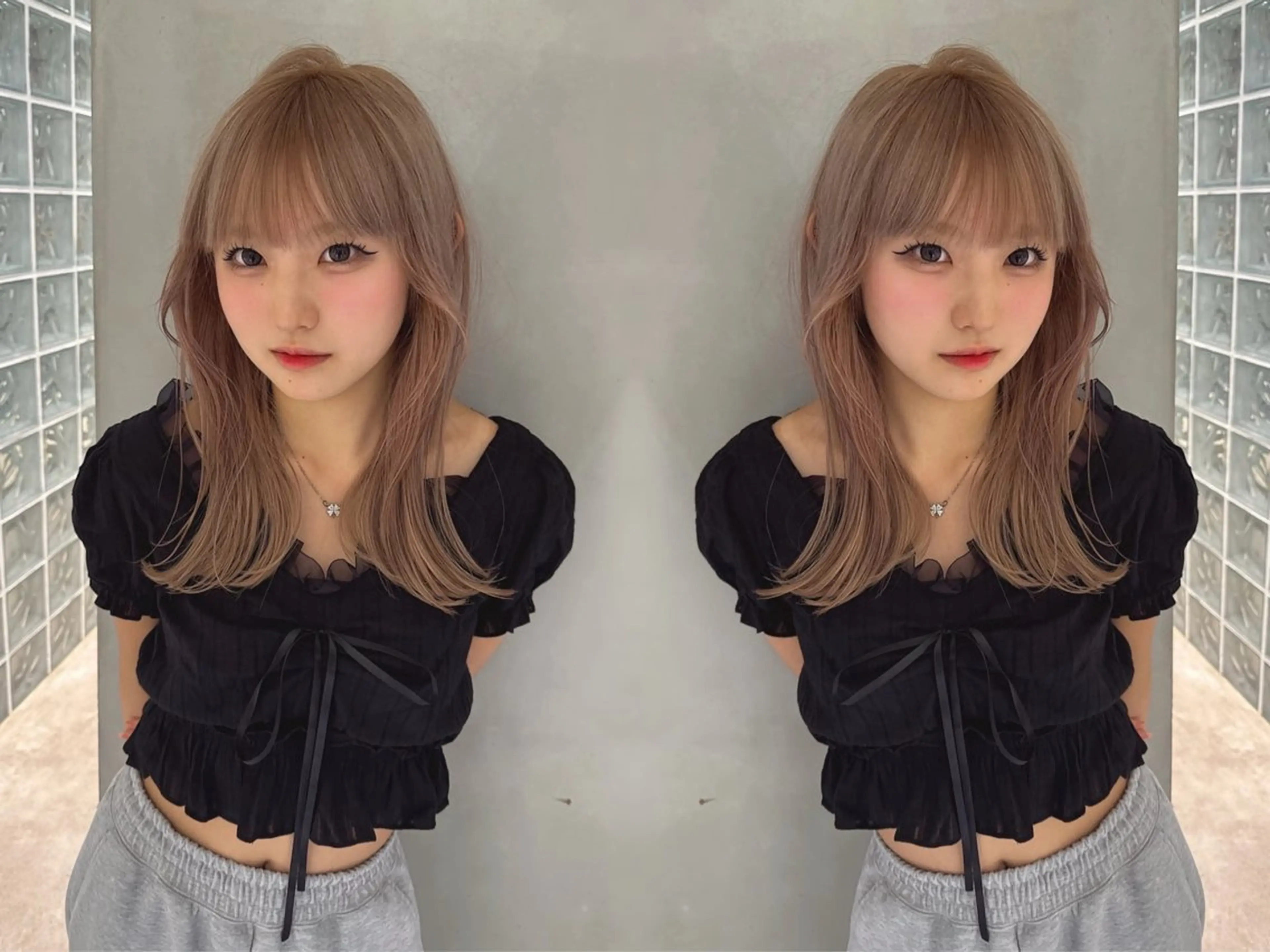 ロング 透明感カラー×ケア ブリーチTakeruのヘアスタイル