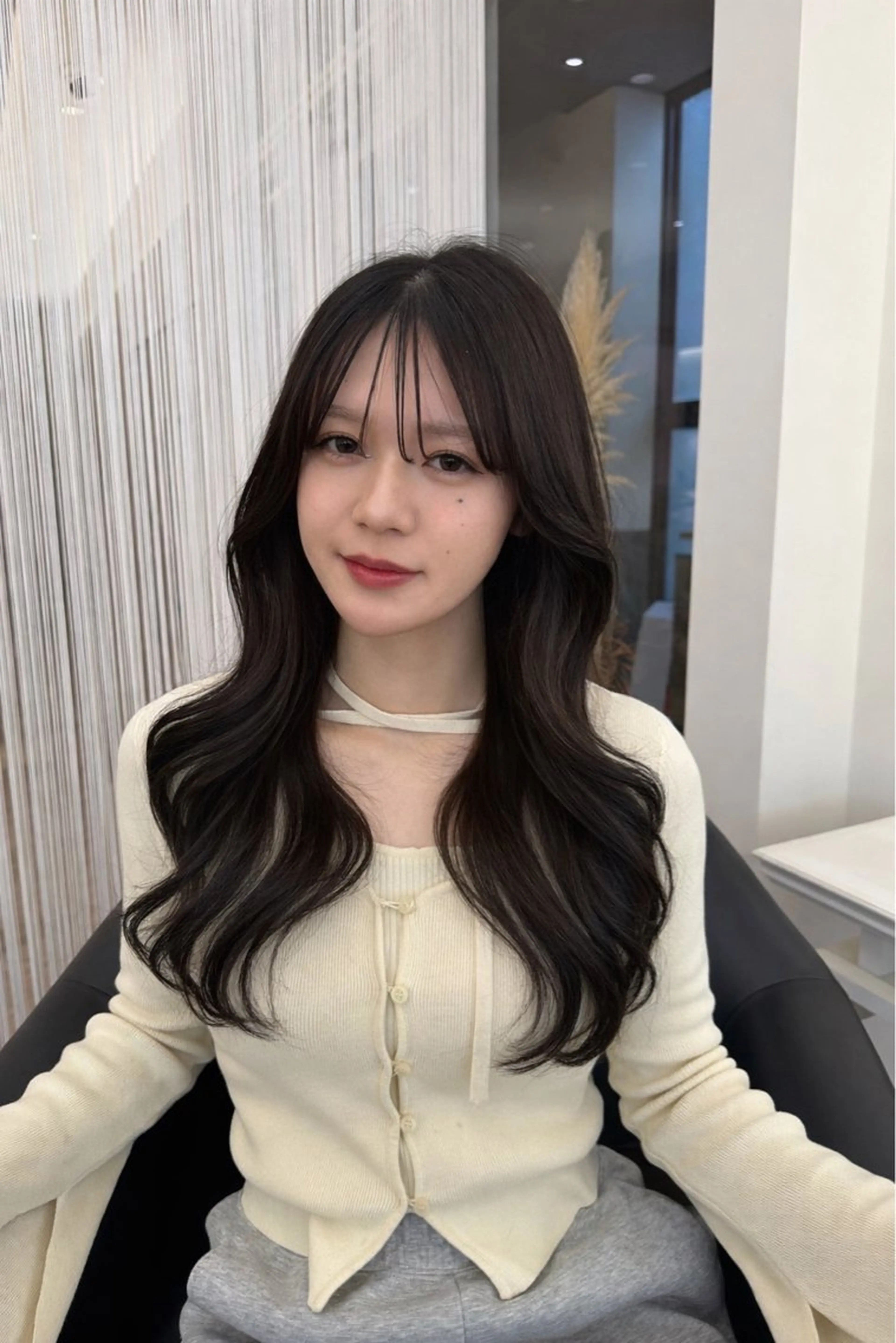 ロング カラー ヘアカラー ParveMix 🩶🫧入江 香名のヘアスタイル