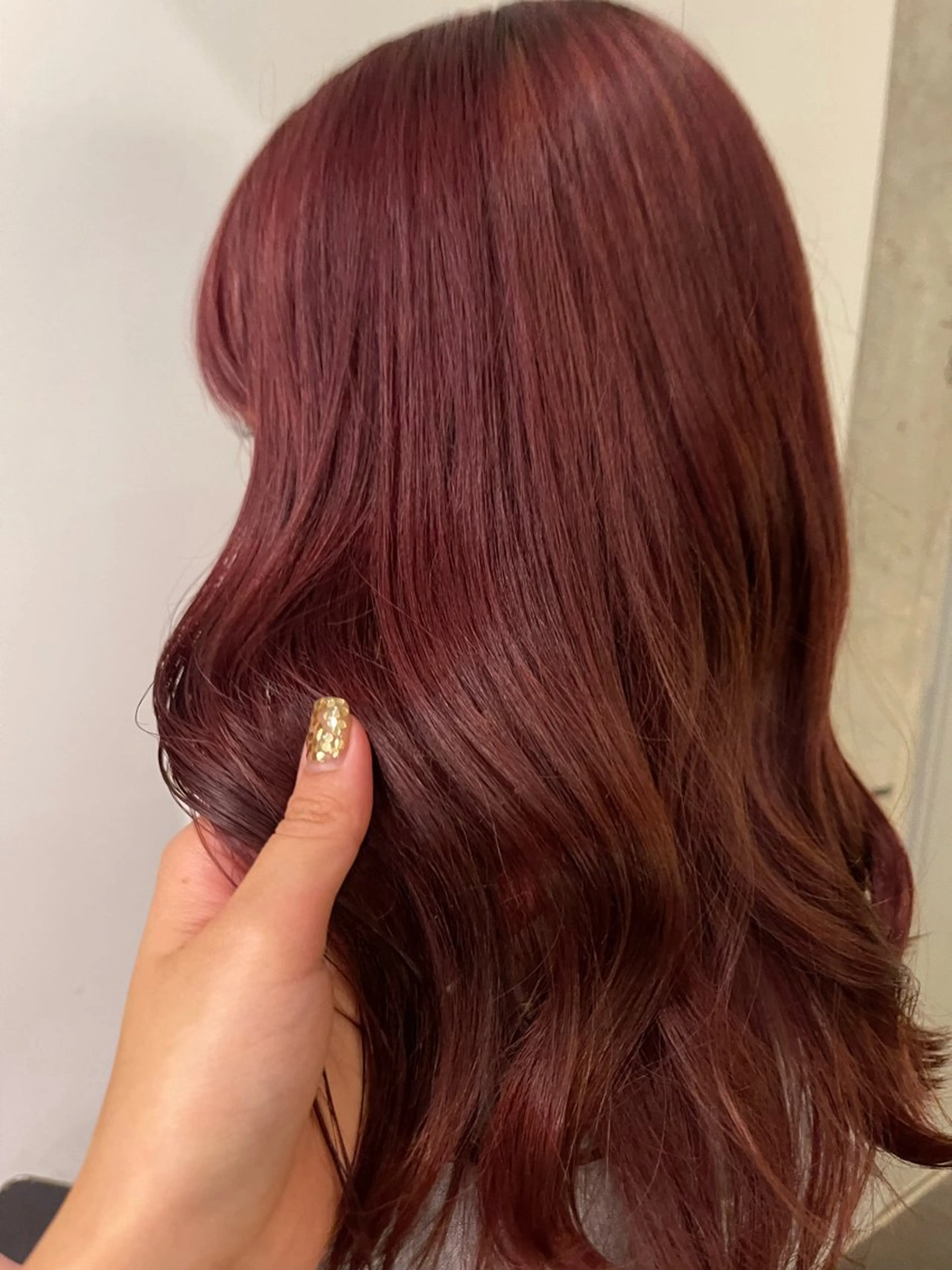 ロング カラー ヘアカラー 🫧うる艶レイヤー /グレージュ🪐リサのヘアスタイル